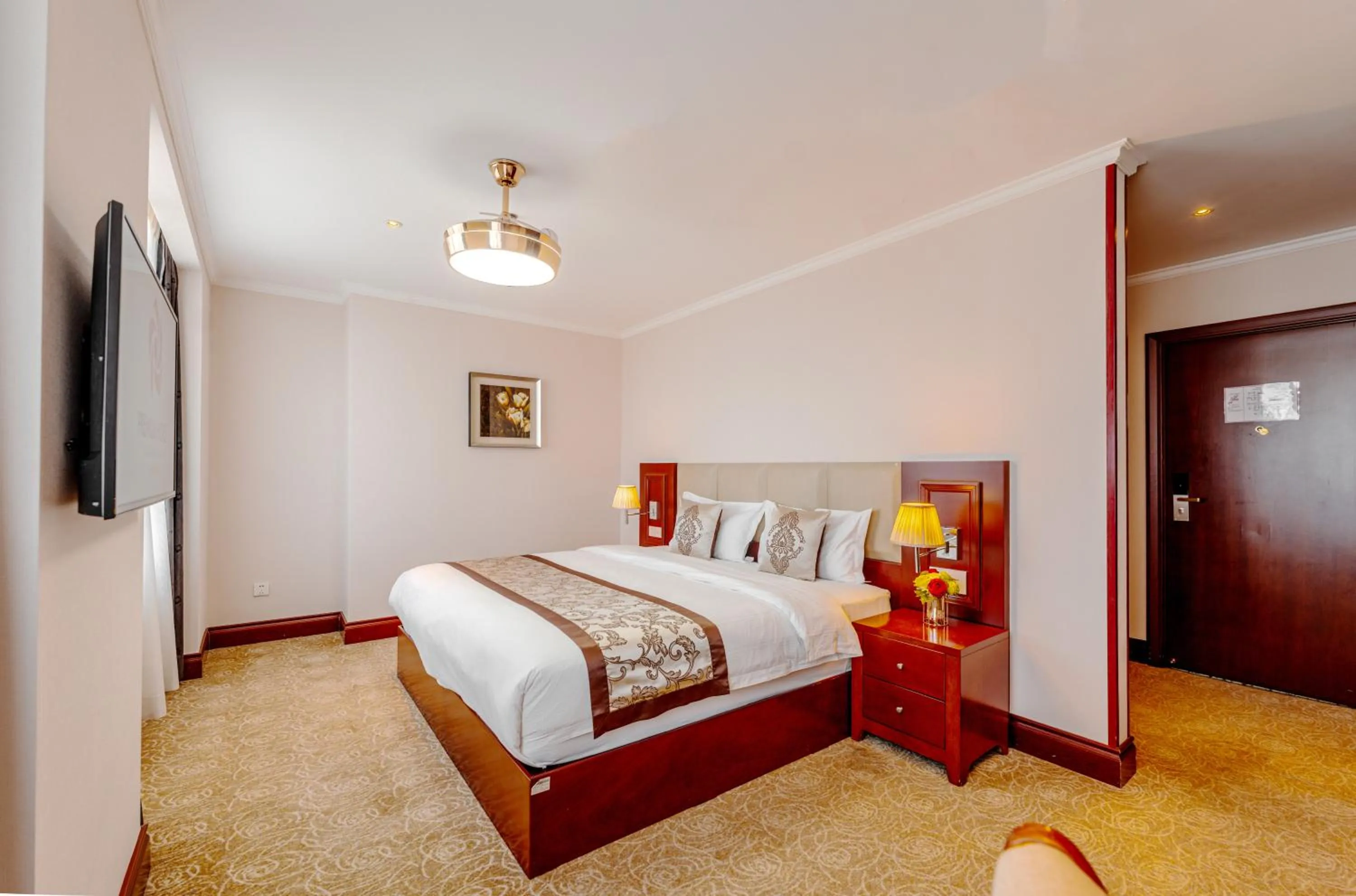 Bedroom, Bed in Premium Hotel Ulaanbaatar