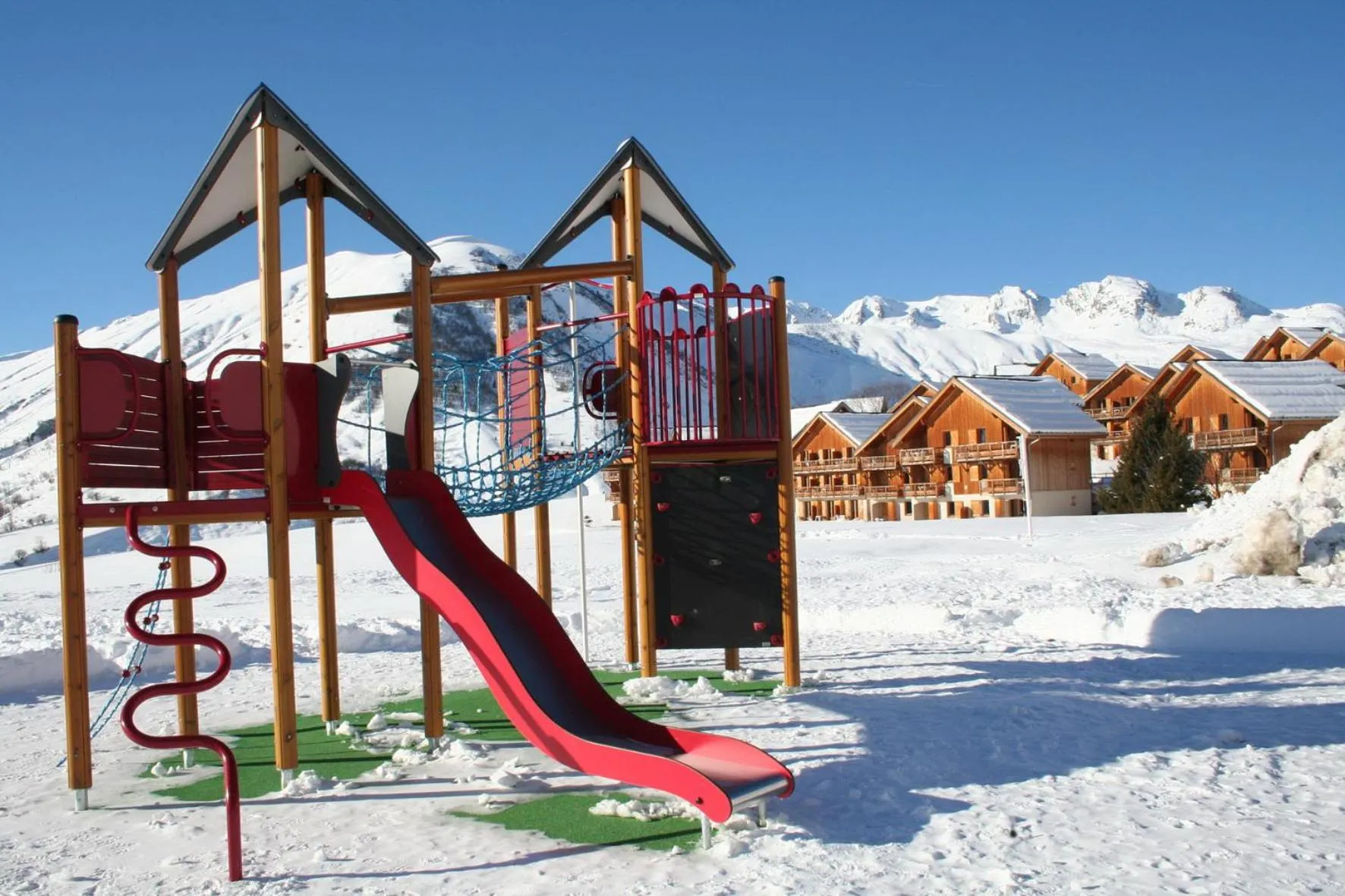 Area and facilities in Goélia - Les Chalets des Marmottes