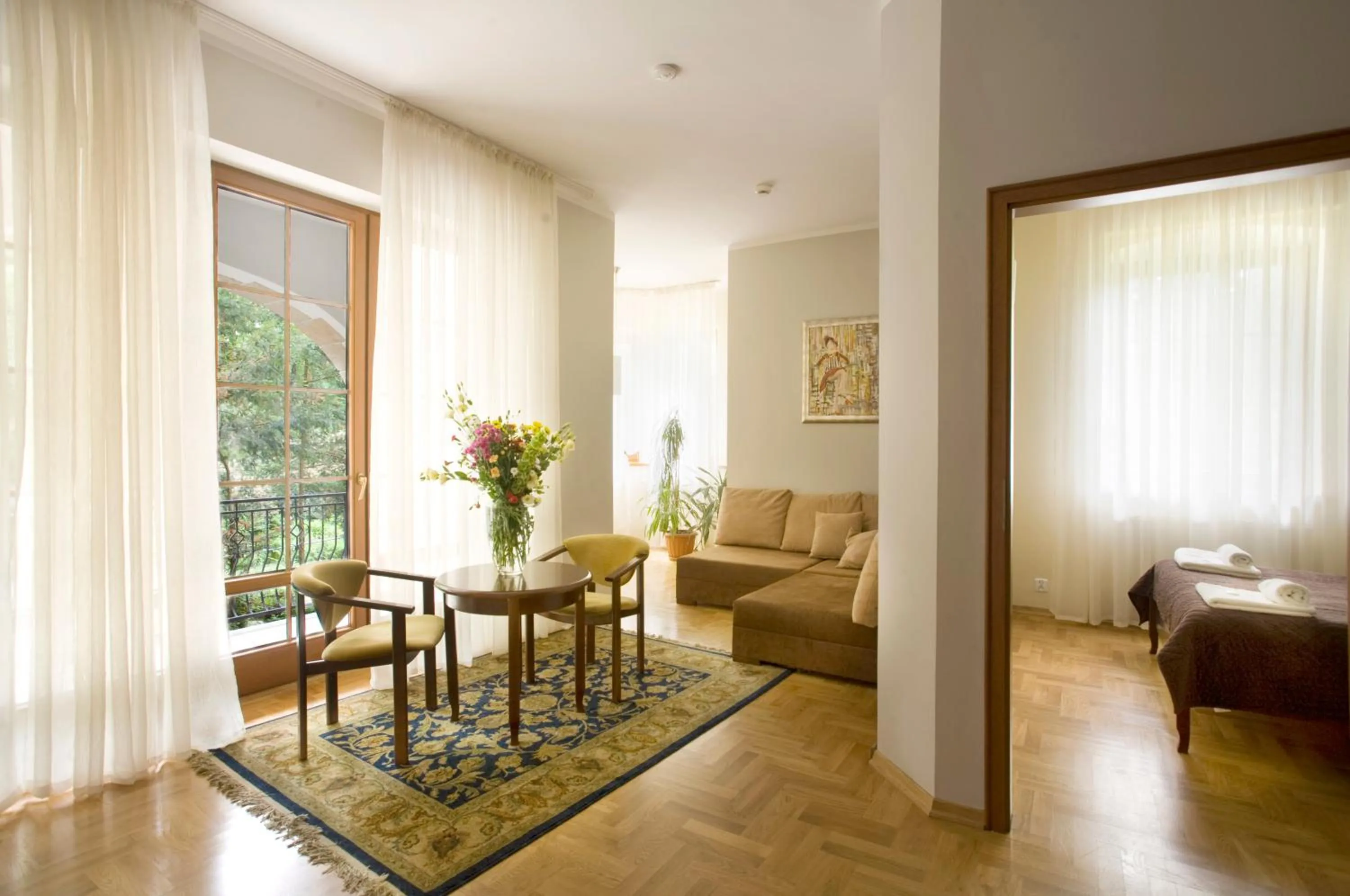 Living room in Willa Zameczek