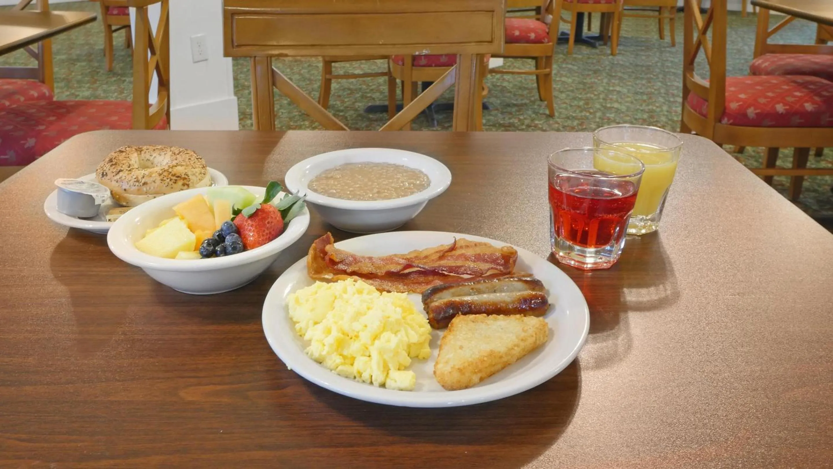 Breakfast in Crystal Bay Historic Hotel
