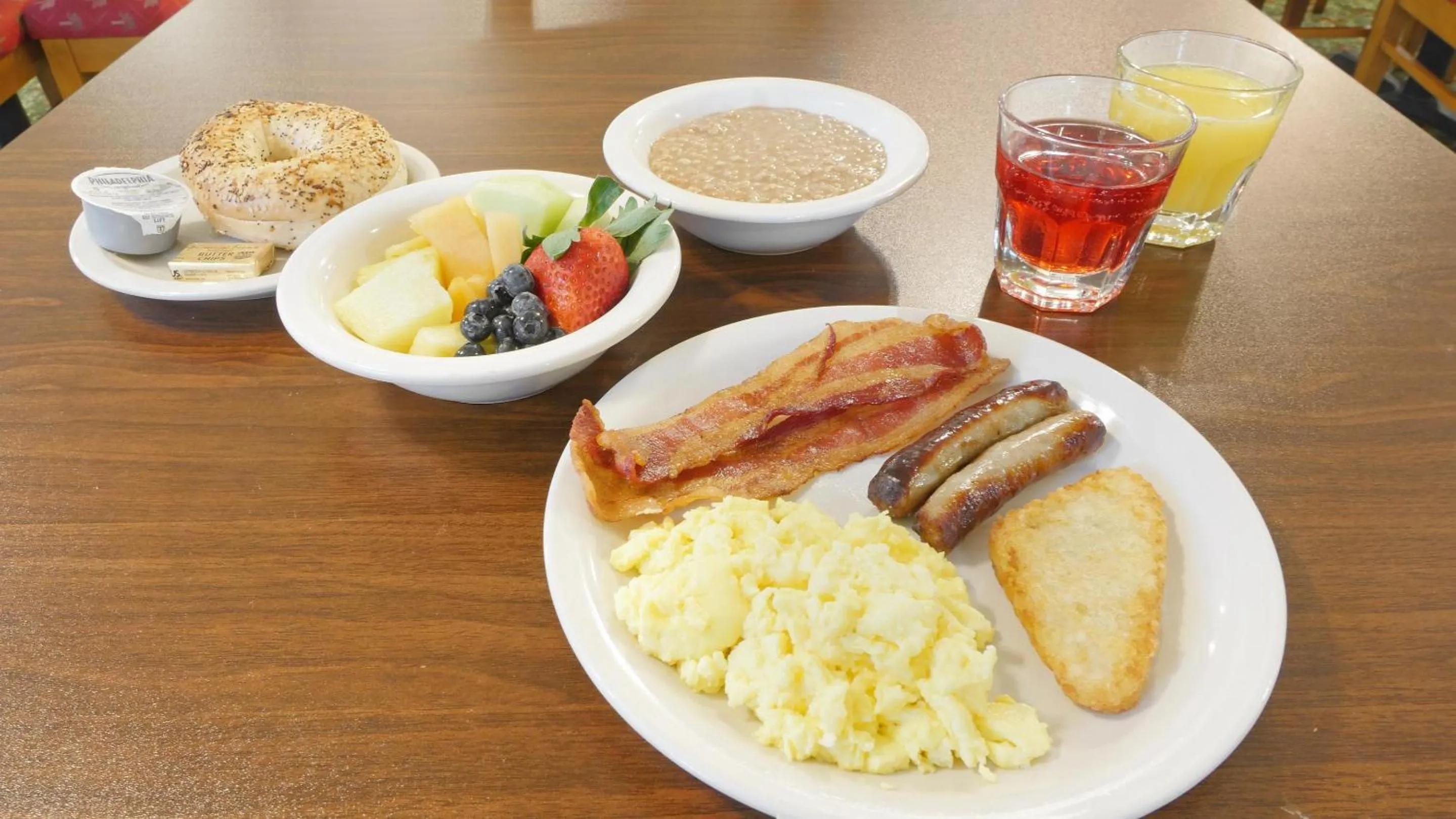 Breakfast in Crystal Bay Historic Hotel