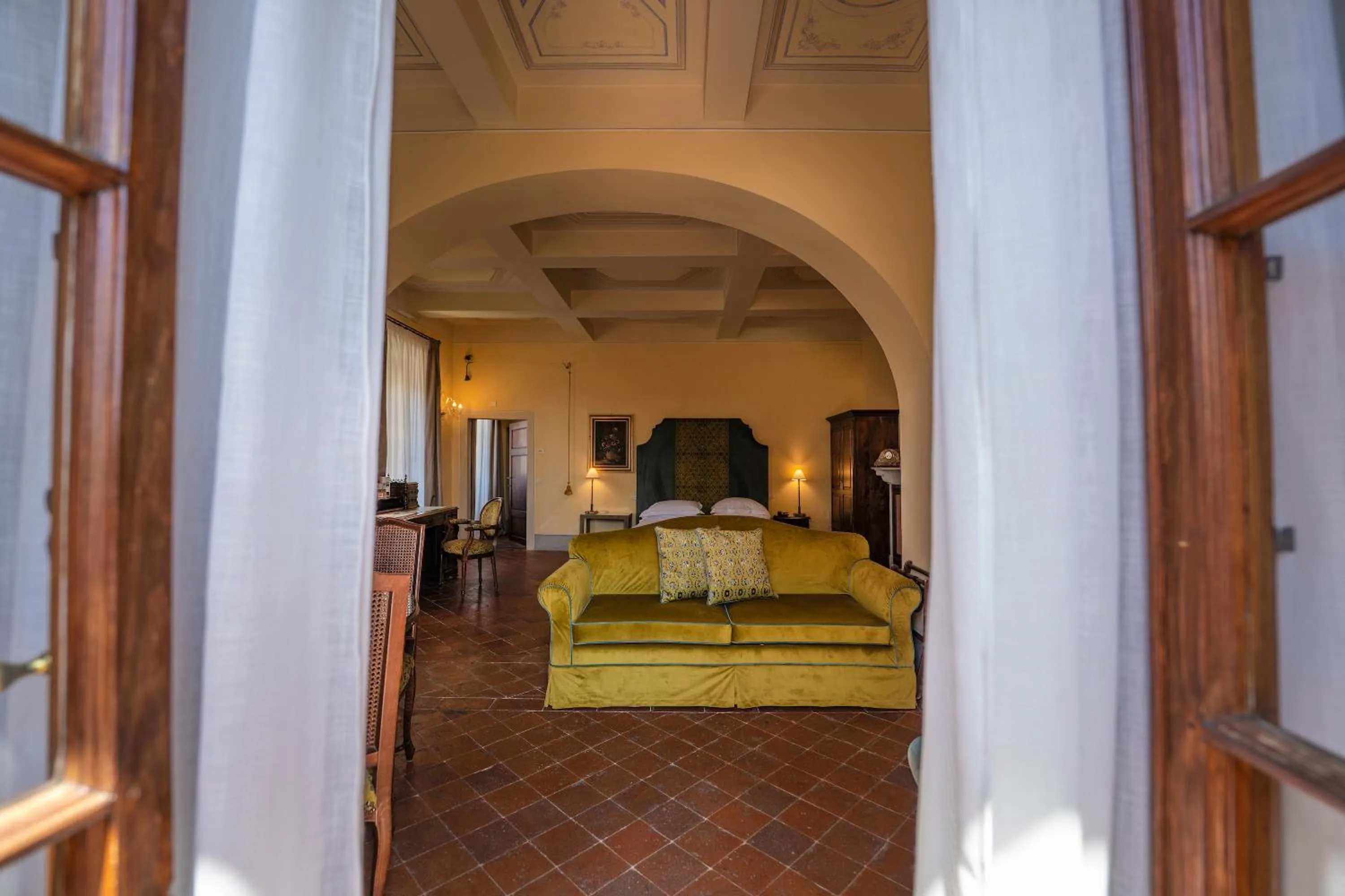 Bedroom, Bed in Palazzo Leopoldo Dimora Storica & Spa