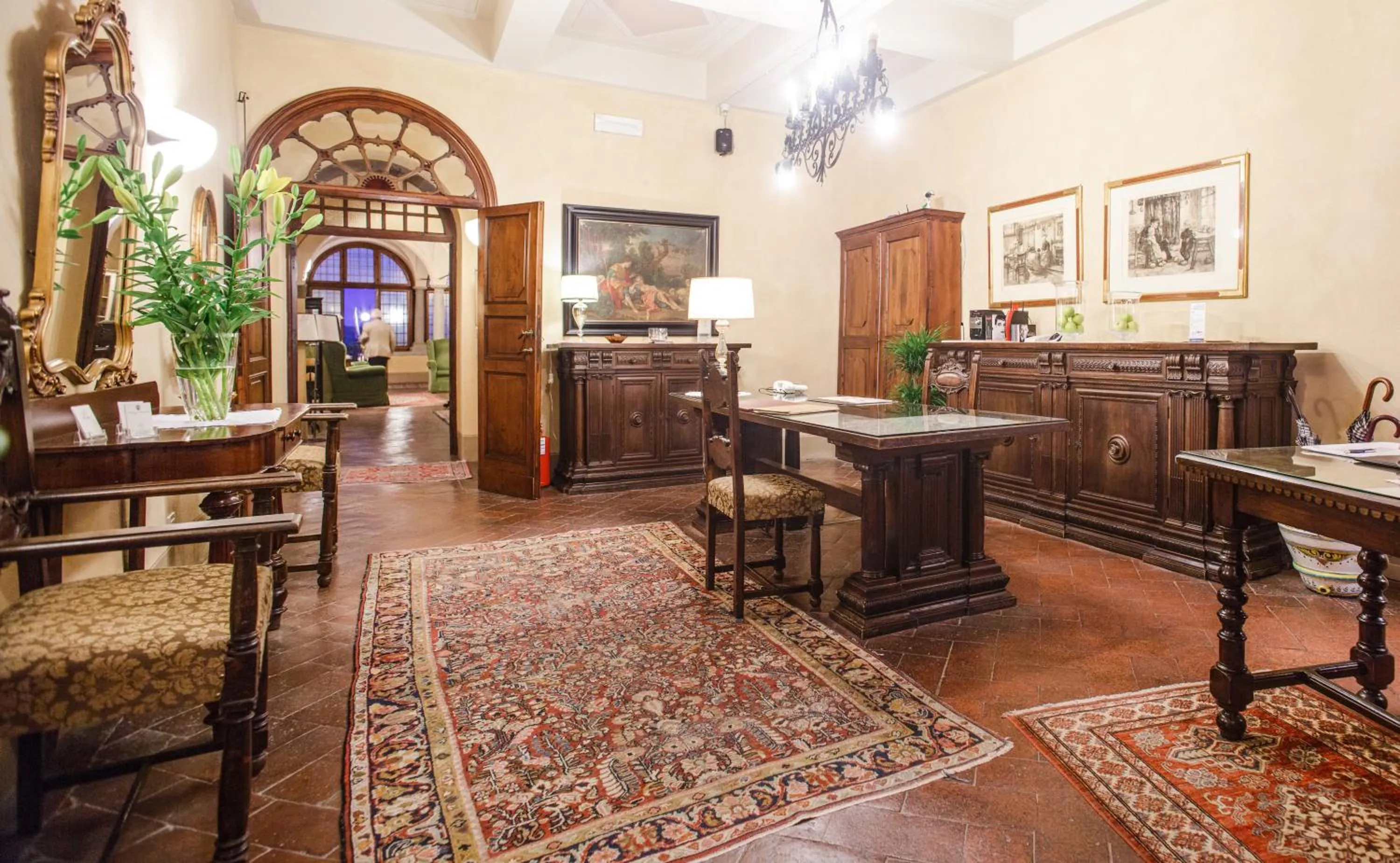 Lobby or reception in Palazzo Leopoldo Dimora Storica & Spa