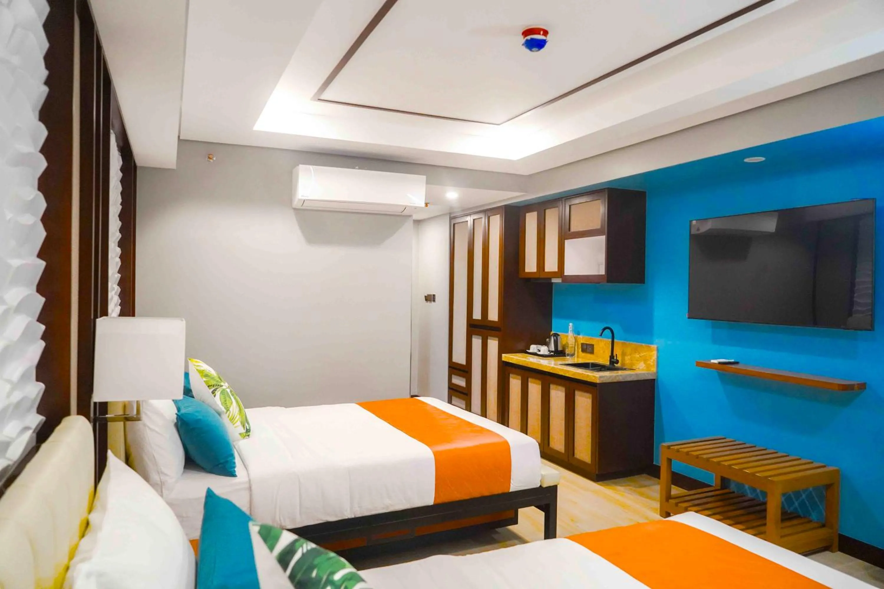 Bed in Puerto de San Juan Beach Resort Hotel and Residences