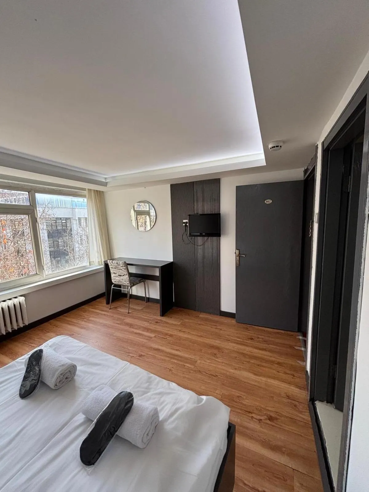 Bed in Hotel Abro Necatibey