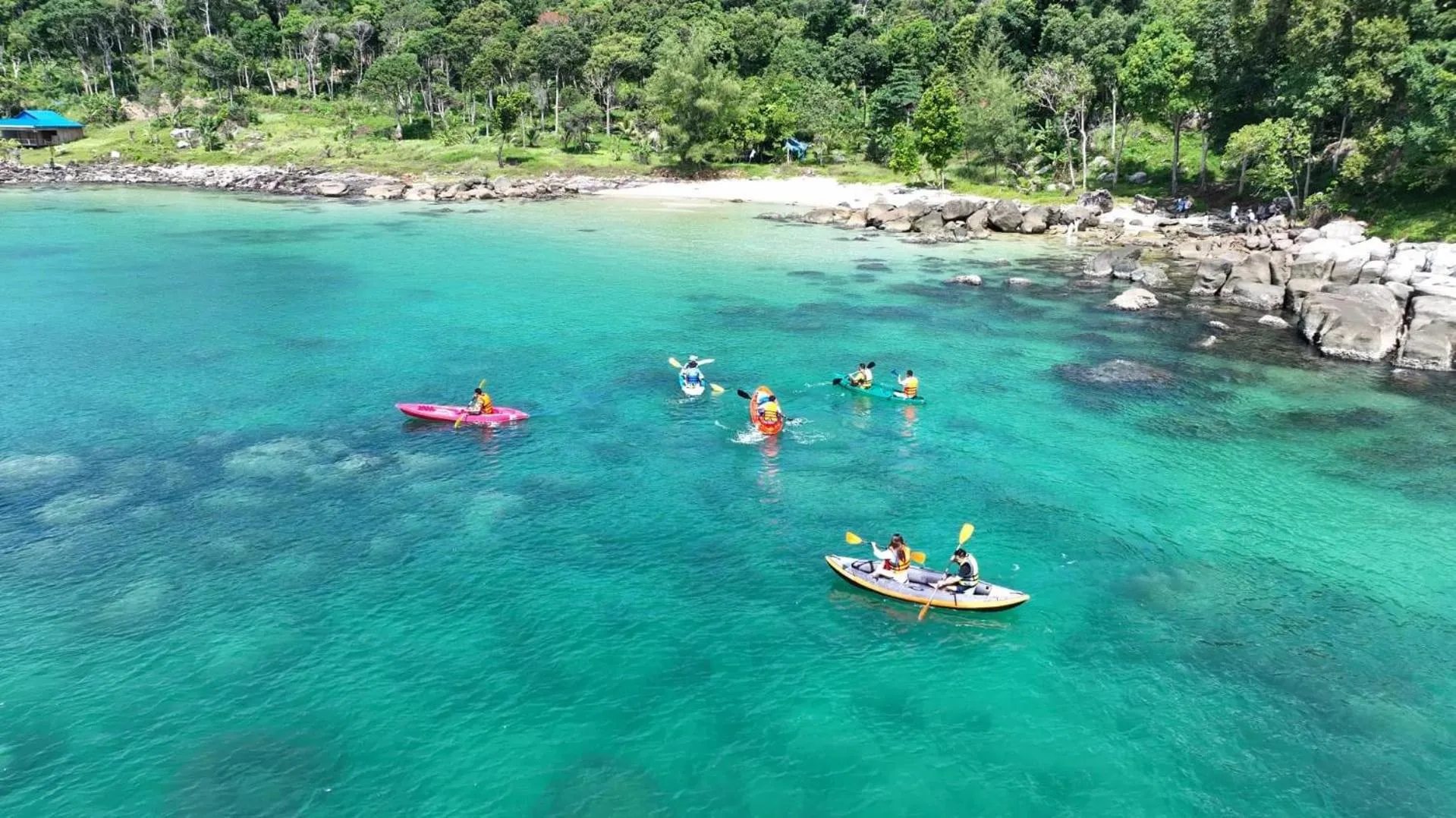 Snorkeling in Sandy Beach Bungalows by EHM