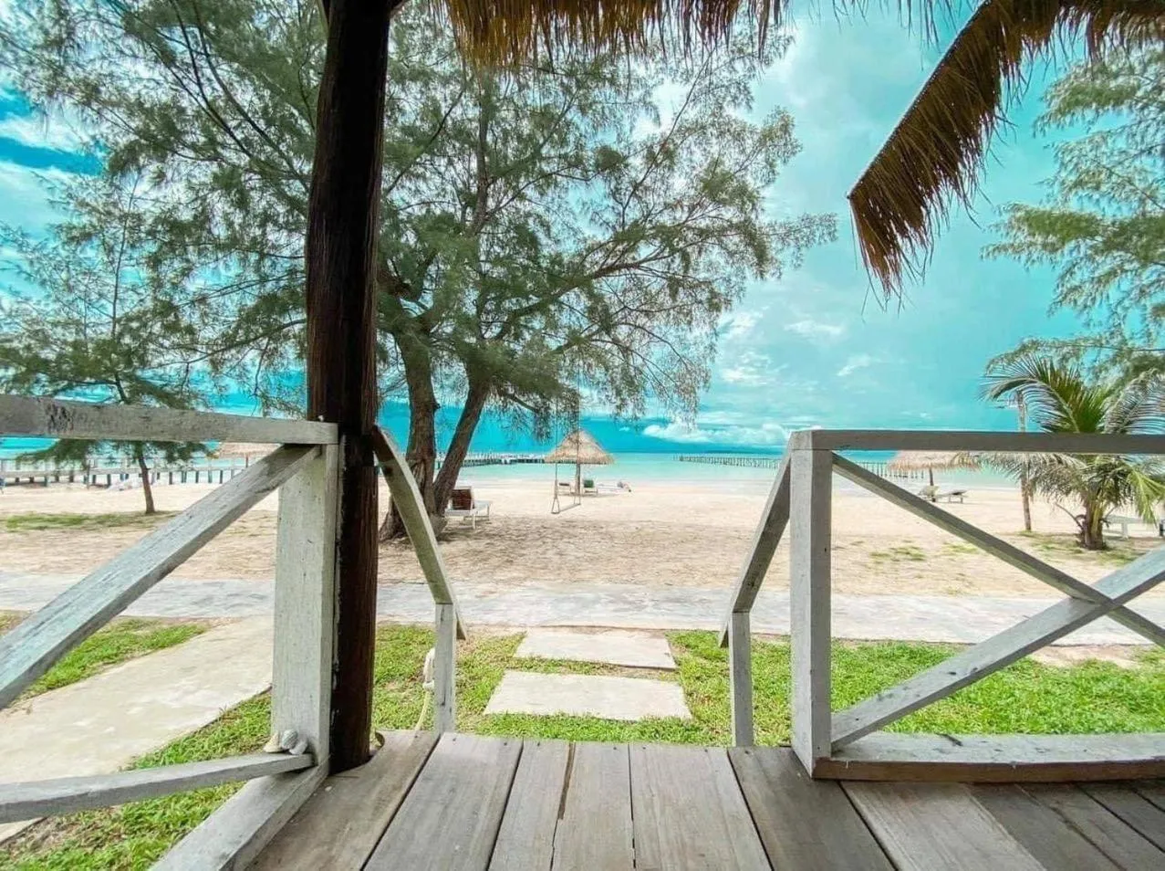 Sea view in Sandy Beach Bungalows by EHM