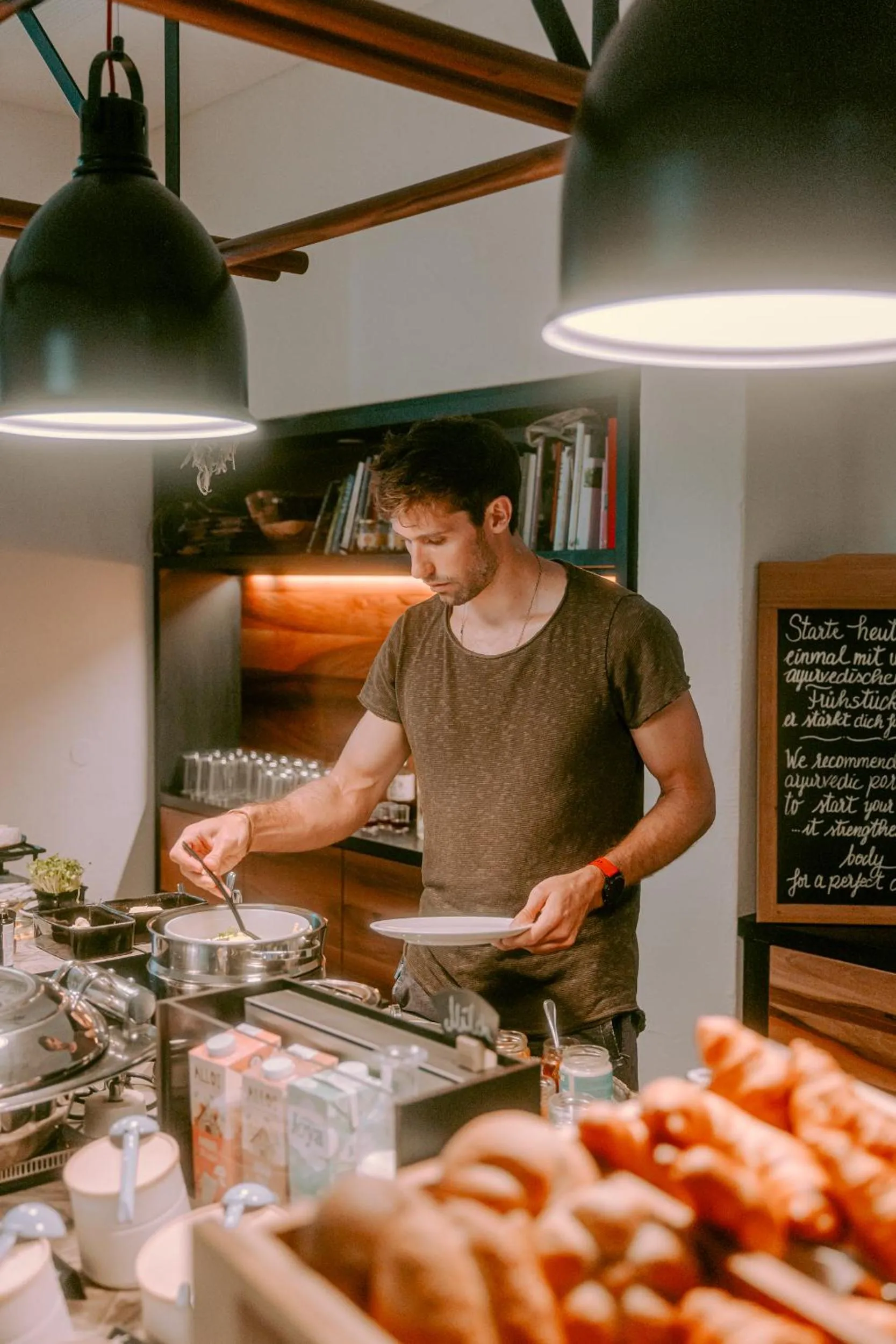 Restaurant/places to eat in Stadthotel Brunner