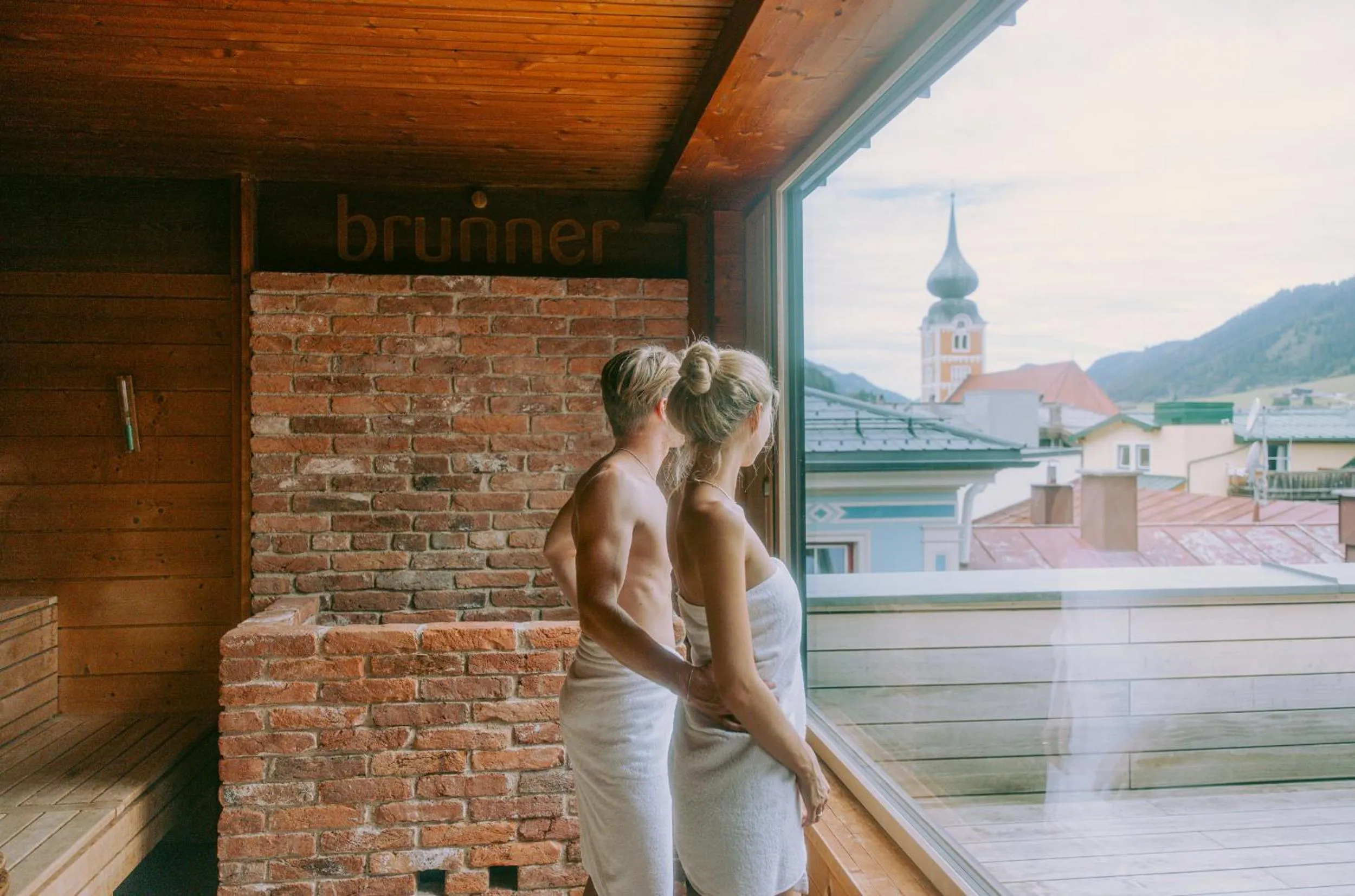 Sauna in Stadthotel Brunner