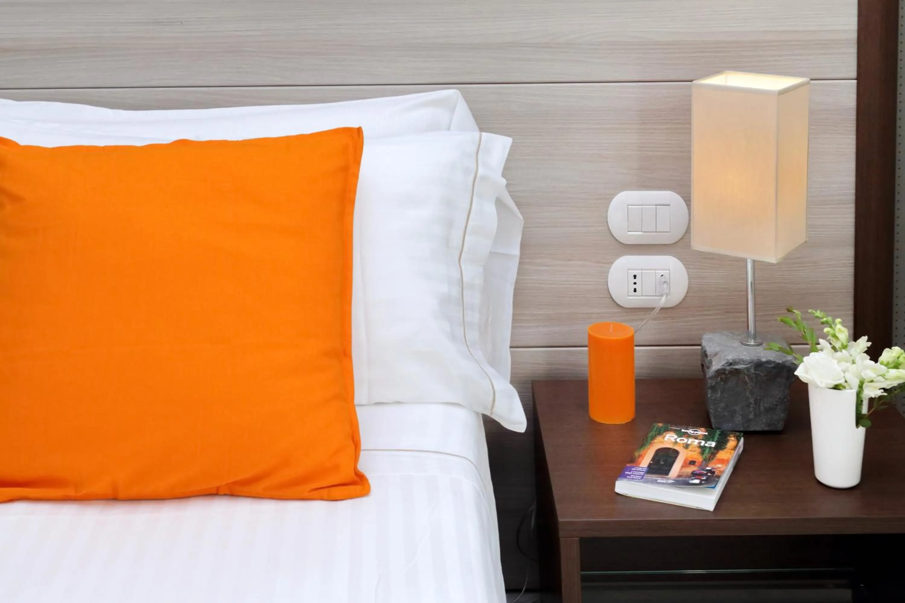 Decorative detail, Bed in Relais Servio Tullio