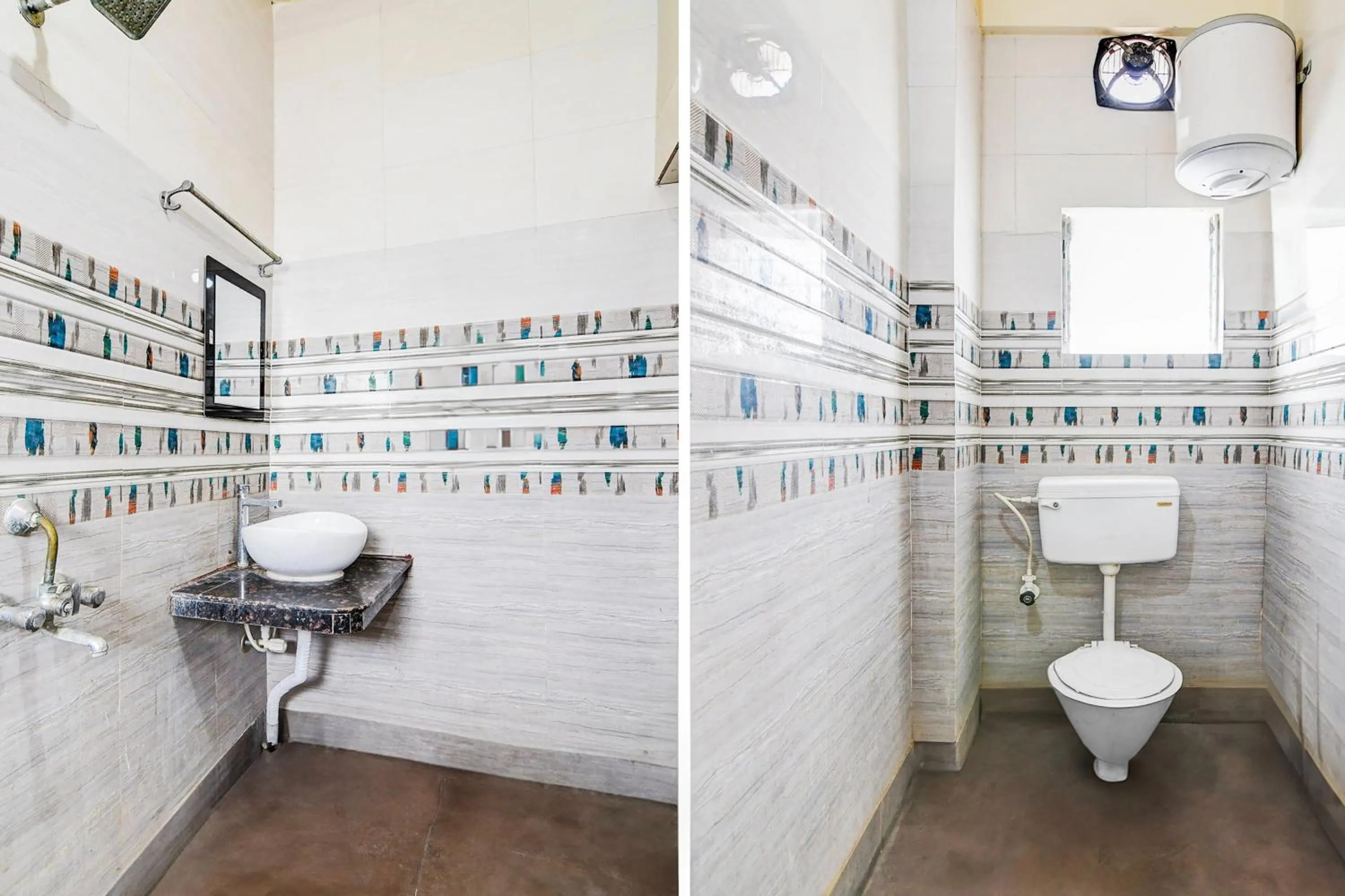 Bathroom in Super Hotel O DumDum Thana More Formerly Bimla Regency