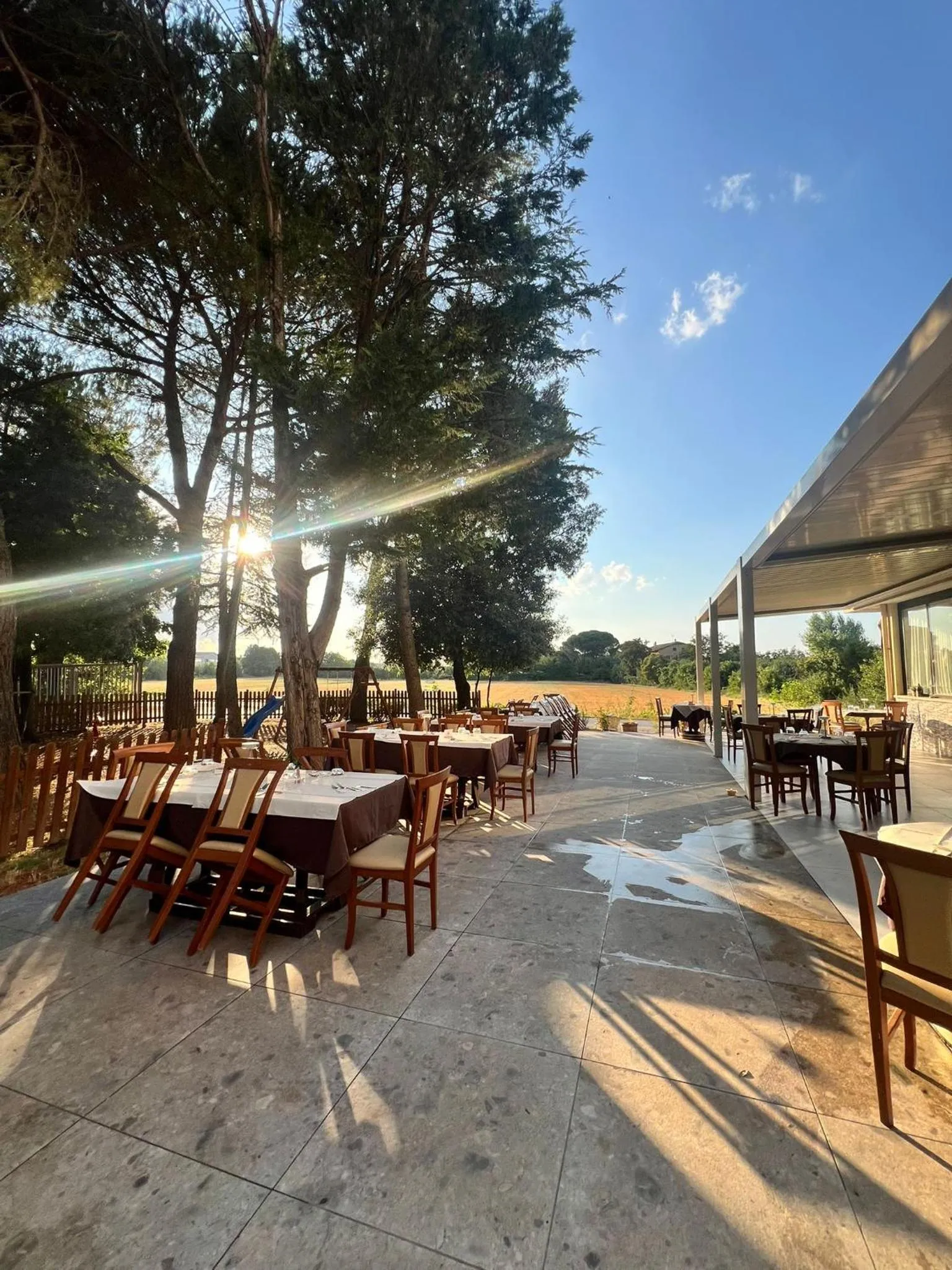 Patio in Il Grifo Hotel e Bisteccheria Toscana