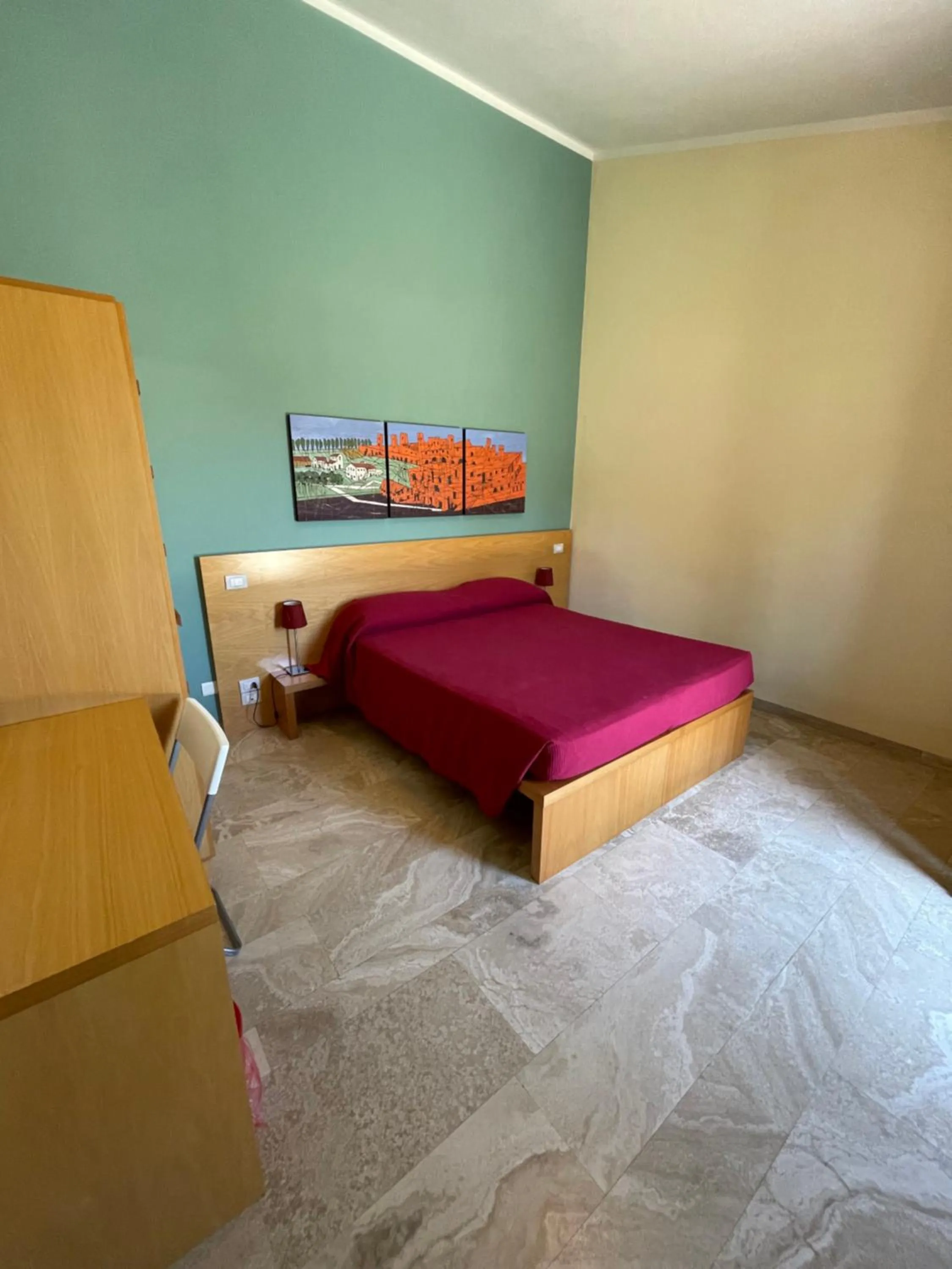 Bedroom, Bed in Hotel Poggio Bertino