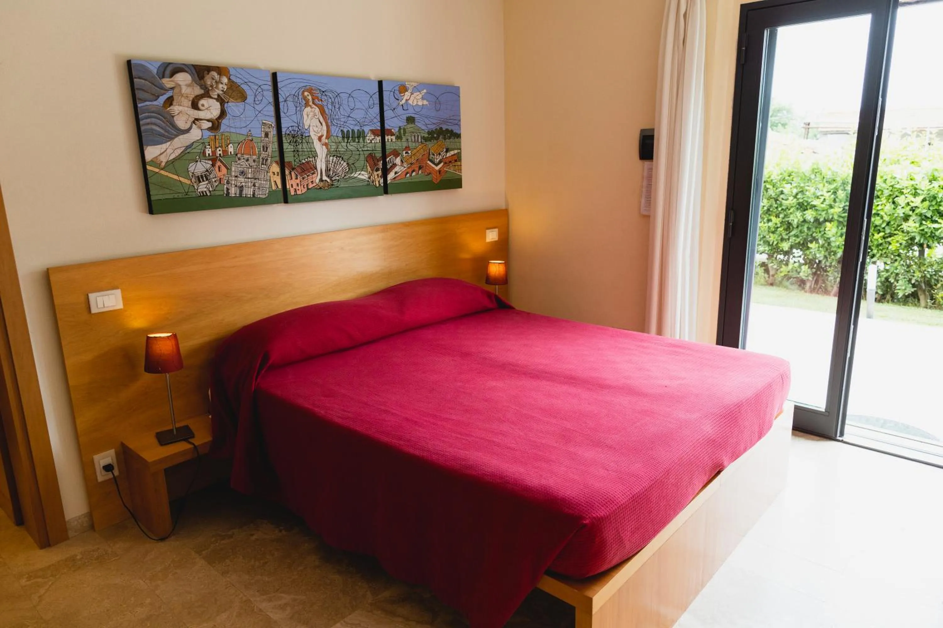 Bed in Hotel Poggio Bertino