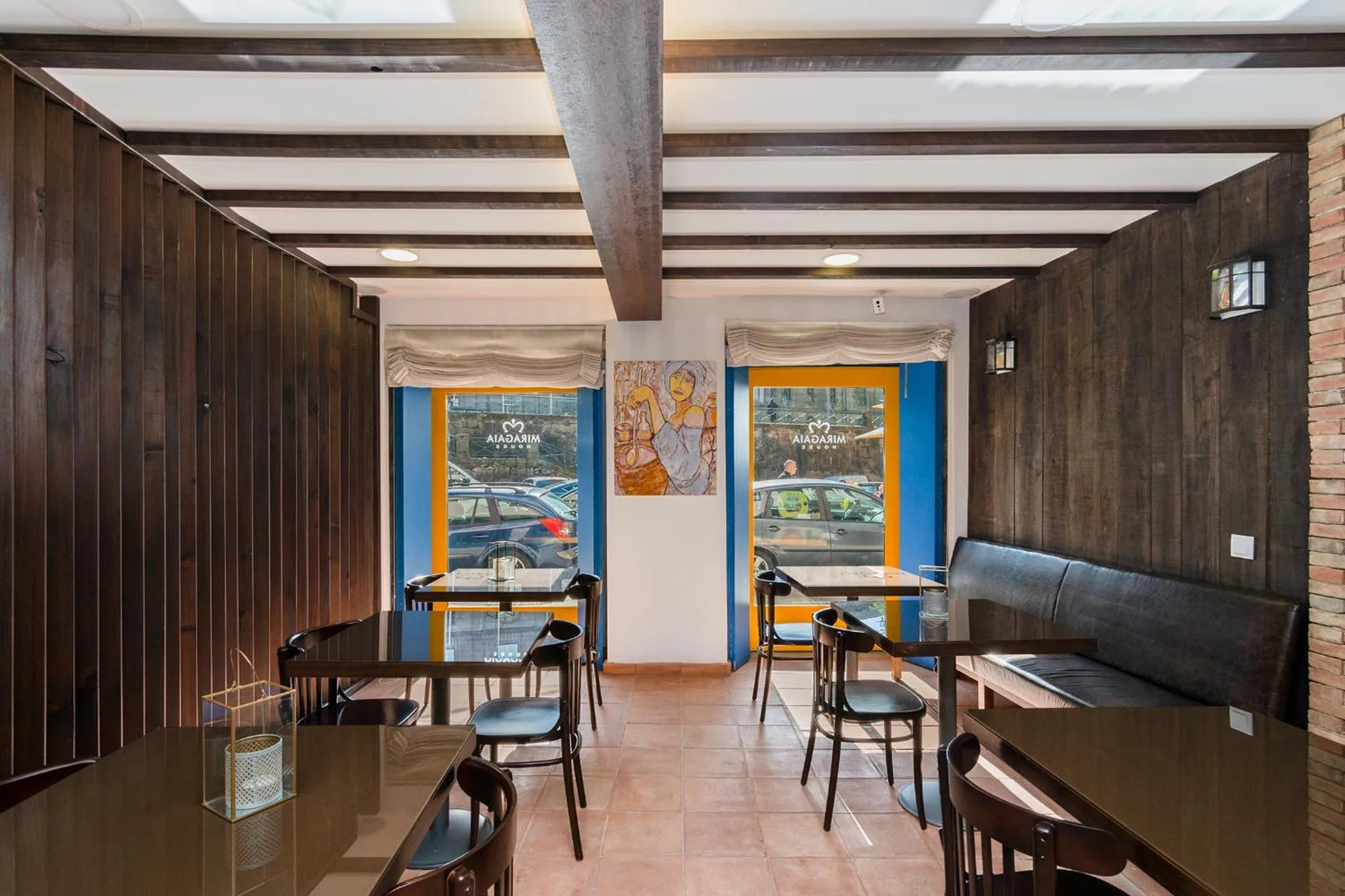 Lobby or reception in Miragaia House