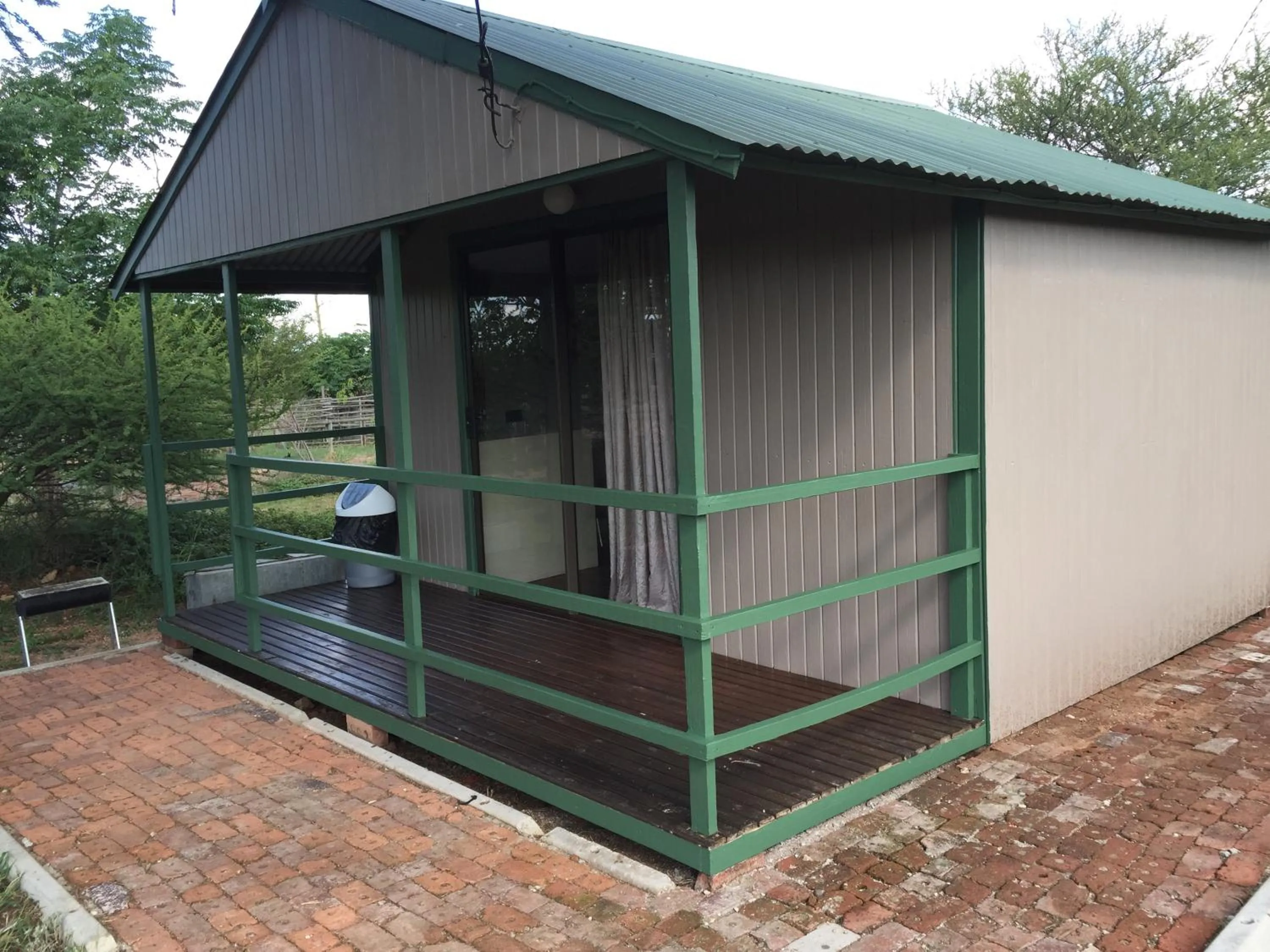 Patio in Klein Paradys Lodge - Polokwane