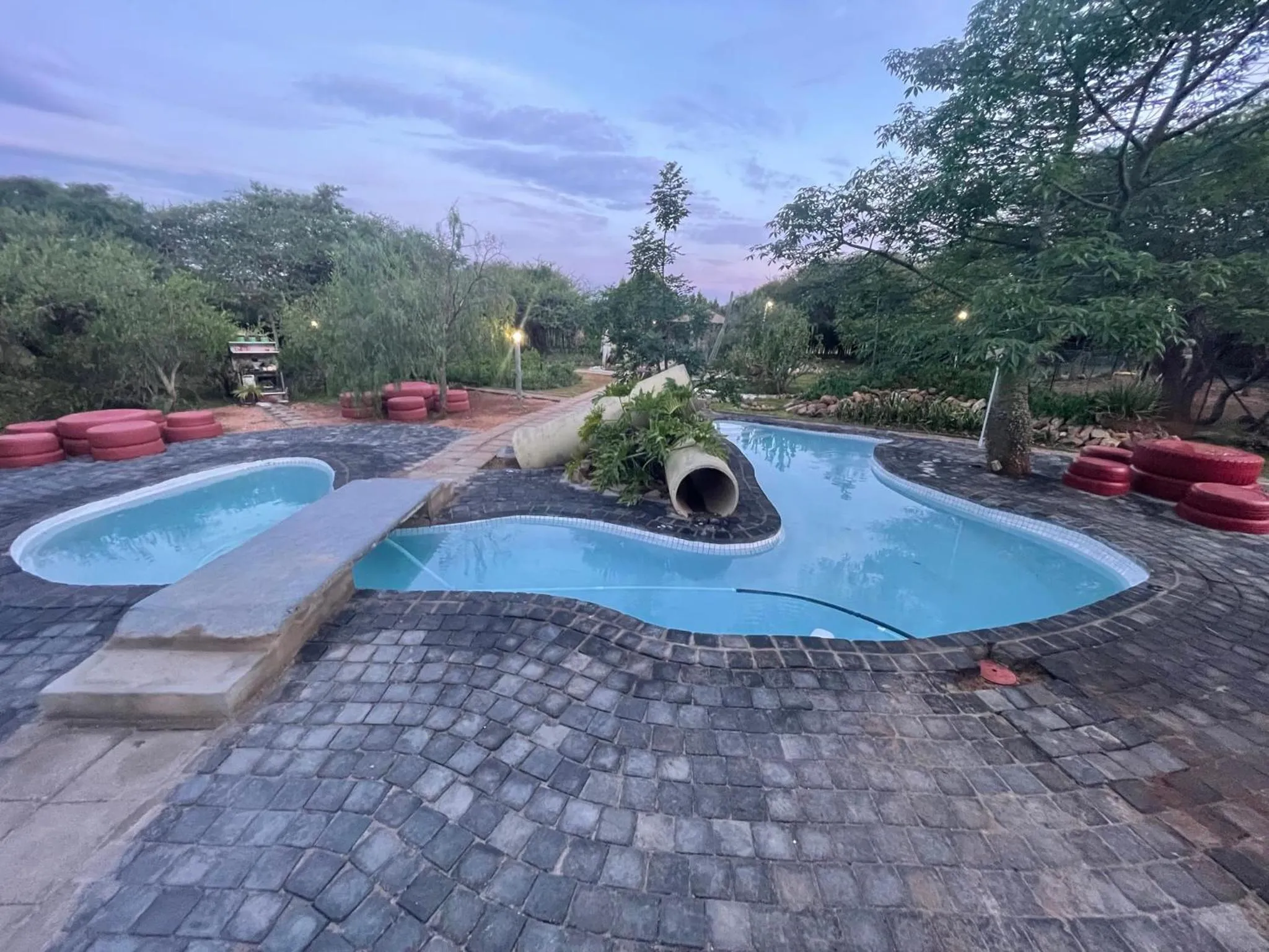 Swimming pool in Klein Paradys Lodge - Polokwane