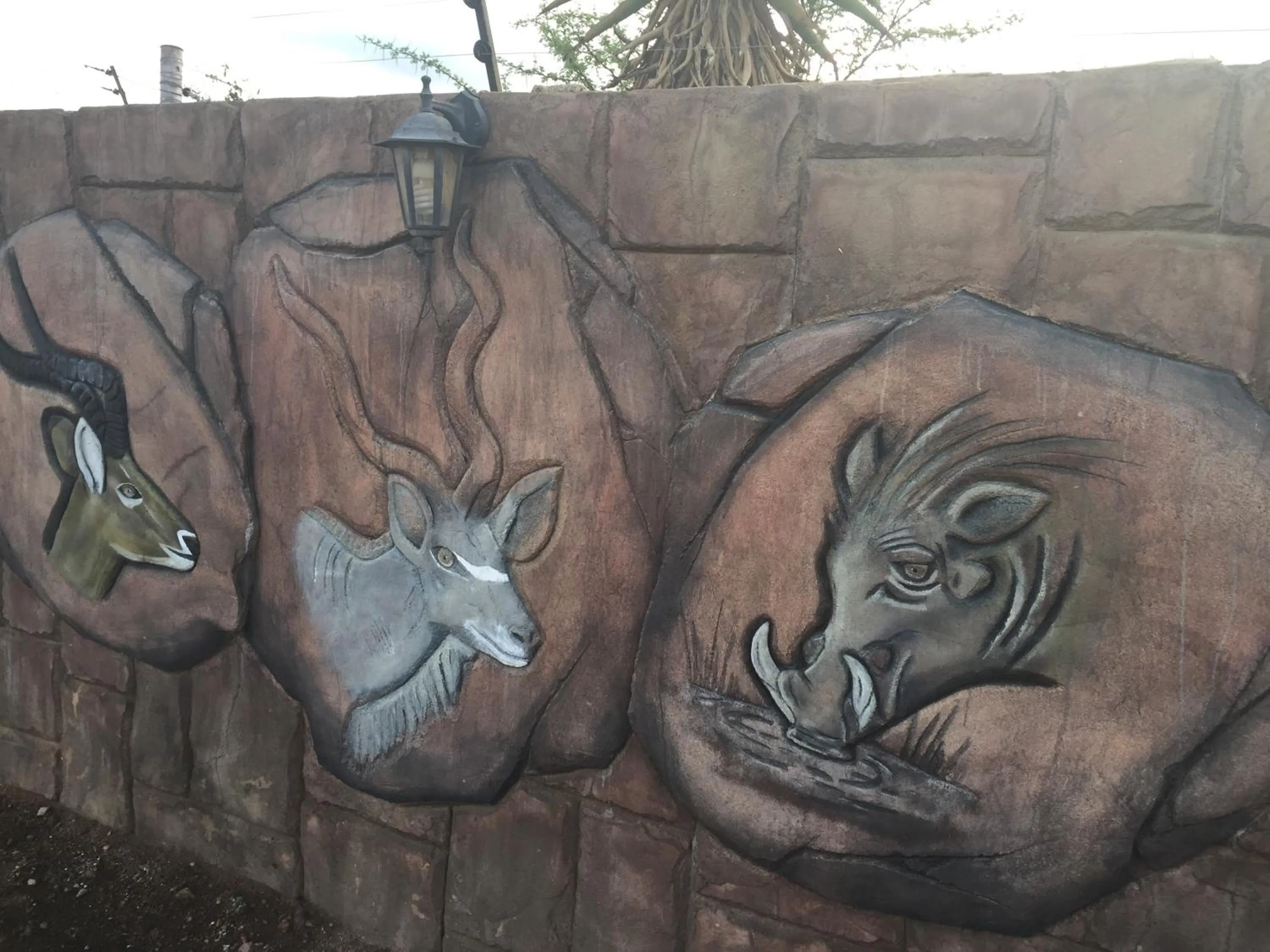 Facade/entrance in Klein Paradys Lodge - Polokwane