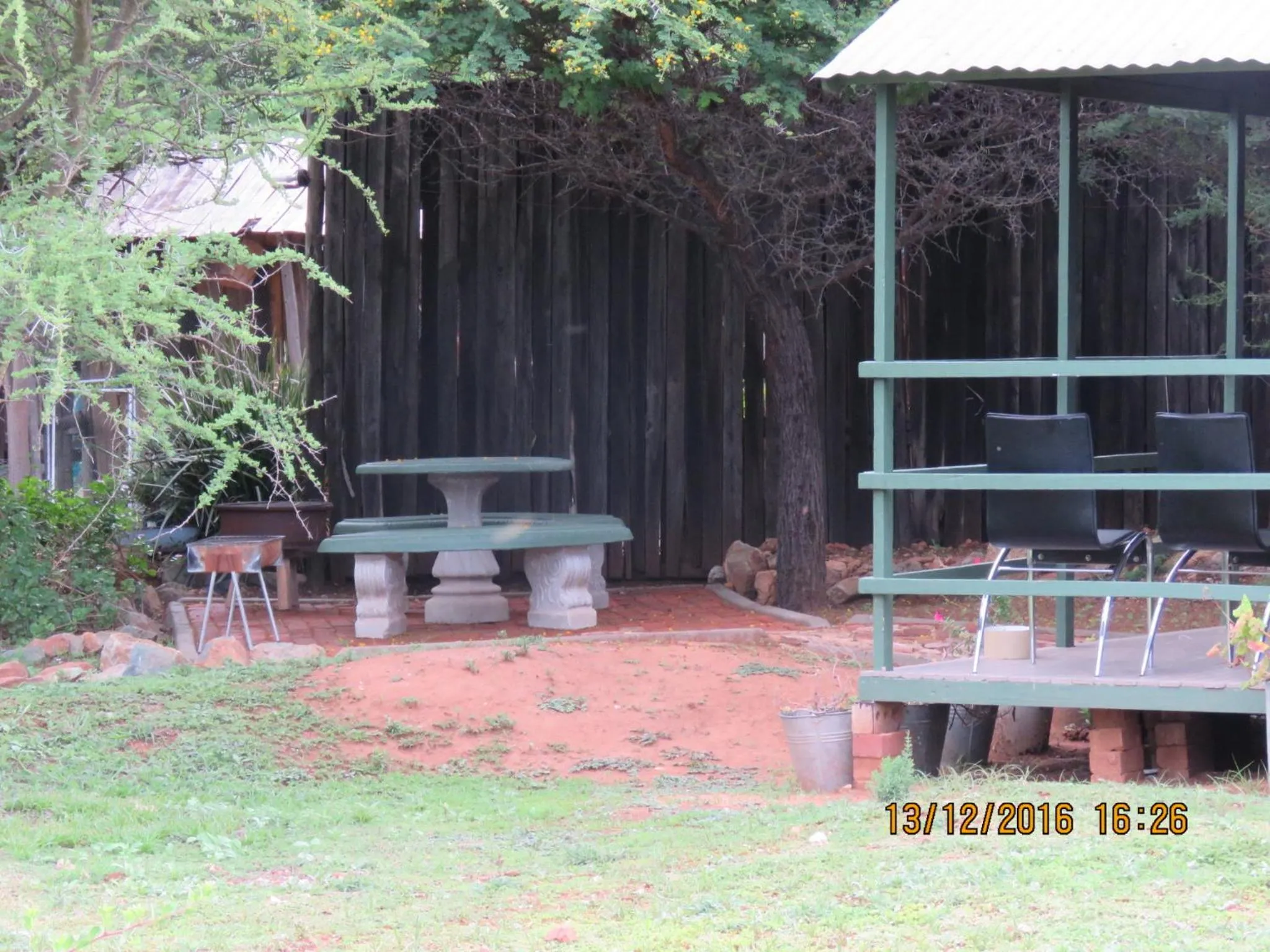 Balcony/Terrace in Klein Paradys Lodge - Polokwane