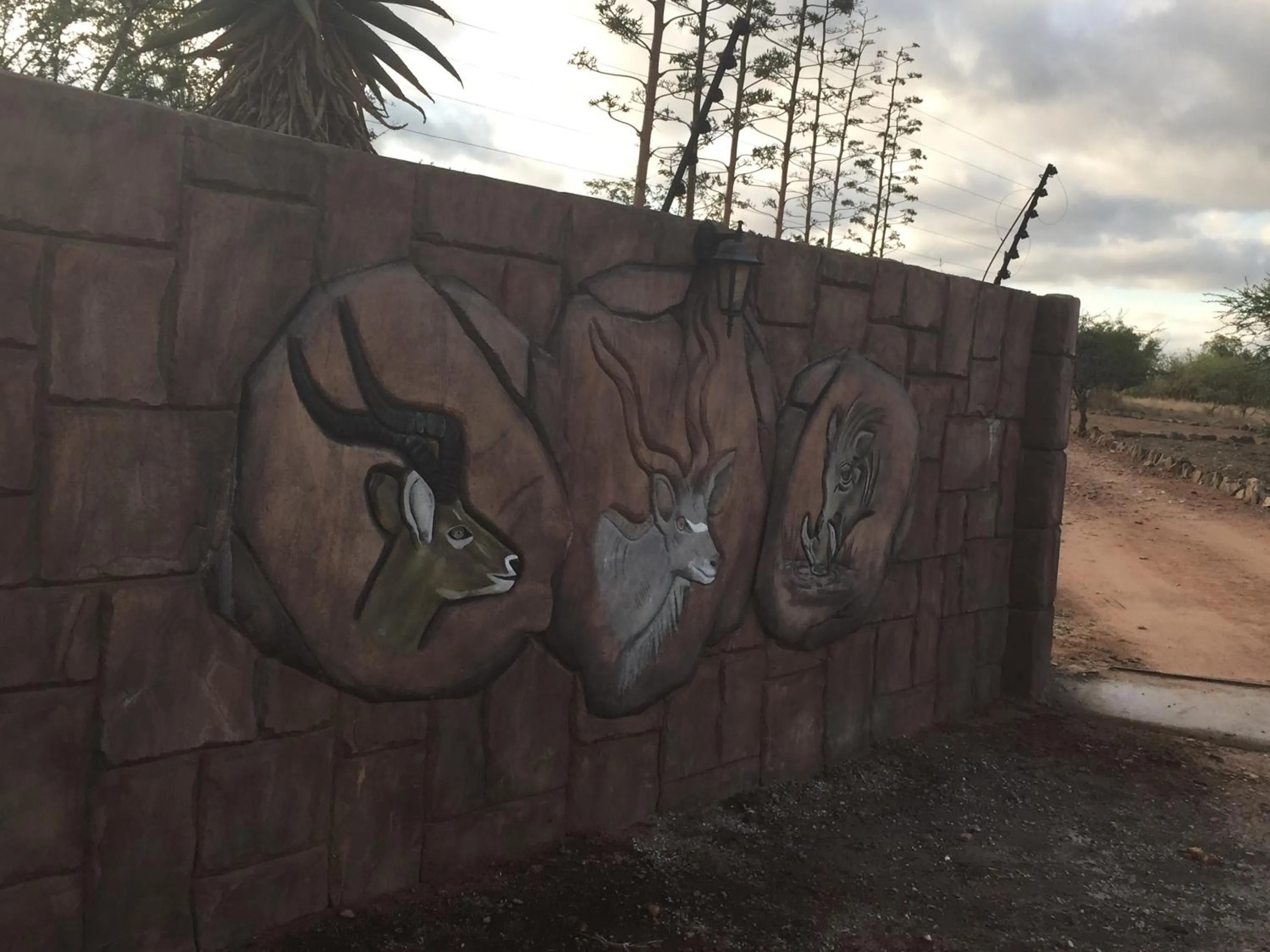 Facade/entrance in Klein Paradys Lodge - Polokwane