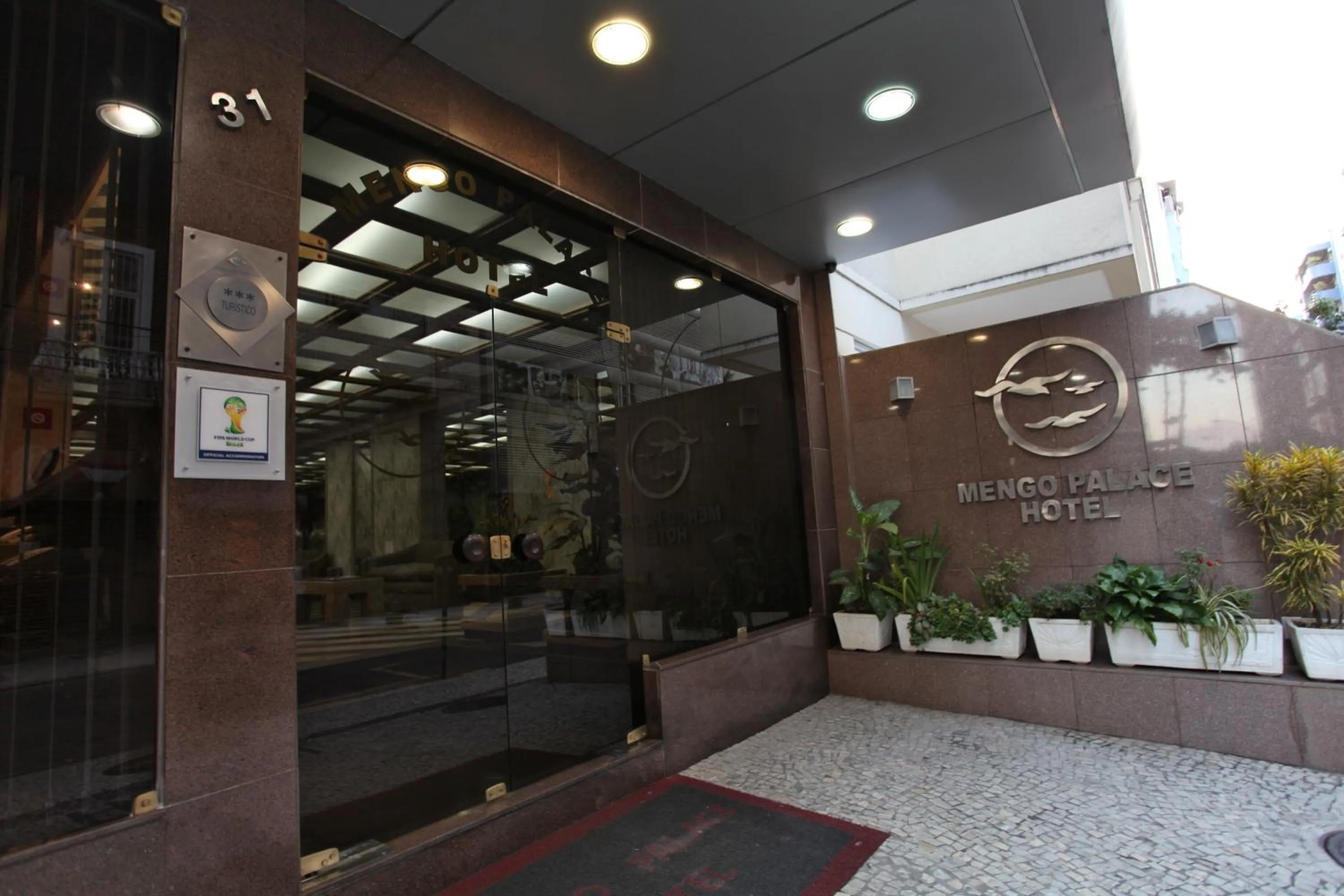 Facade/entrance in Mengo Palace Hotel