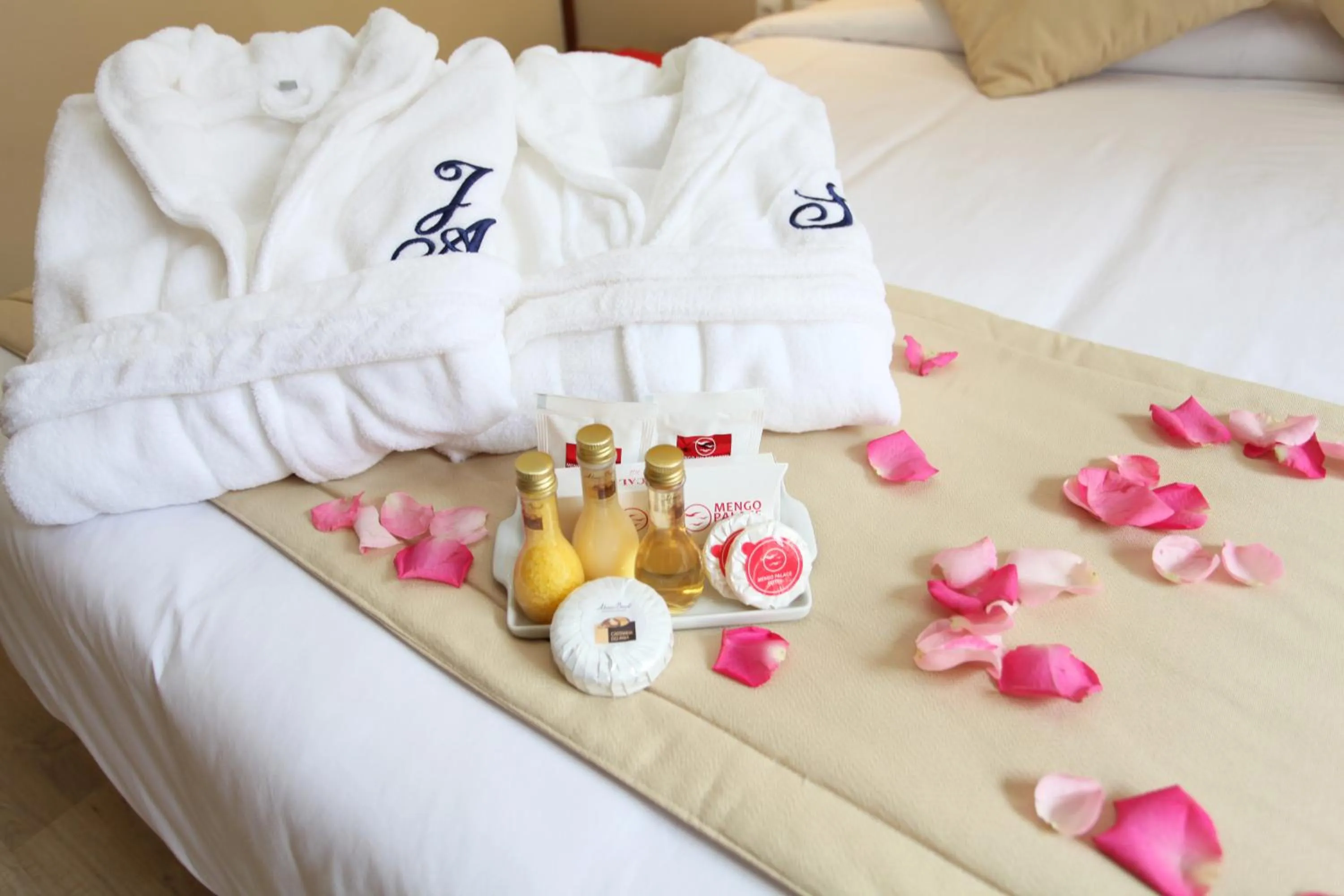 Decorative detail, Bed in Mengo Palace Hotel