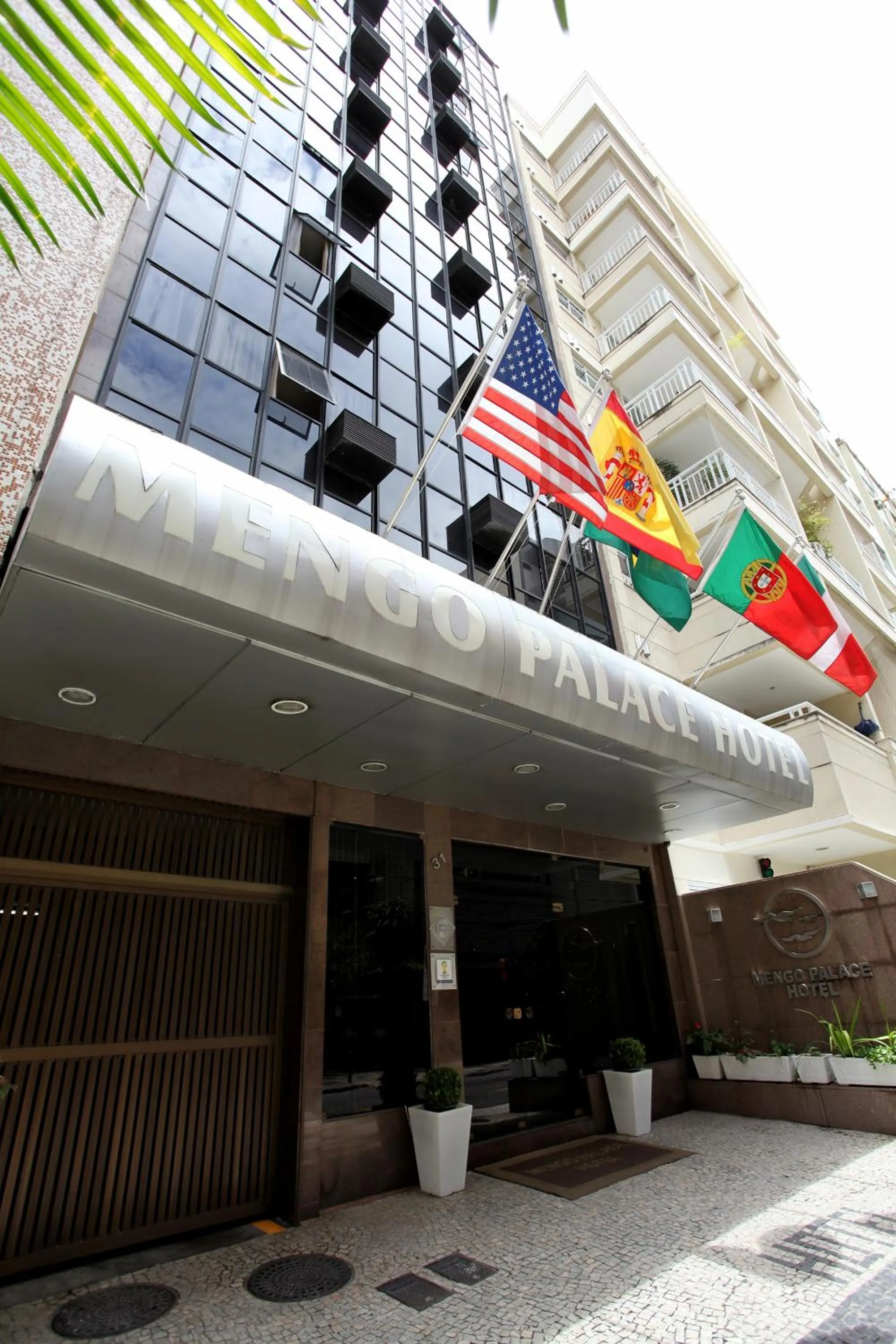 Facade/entrance in Mengo Palace Hotel