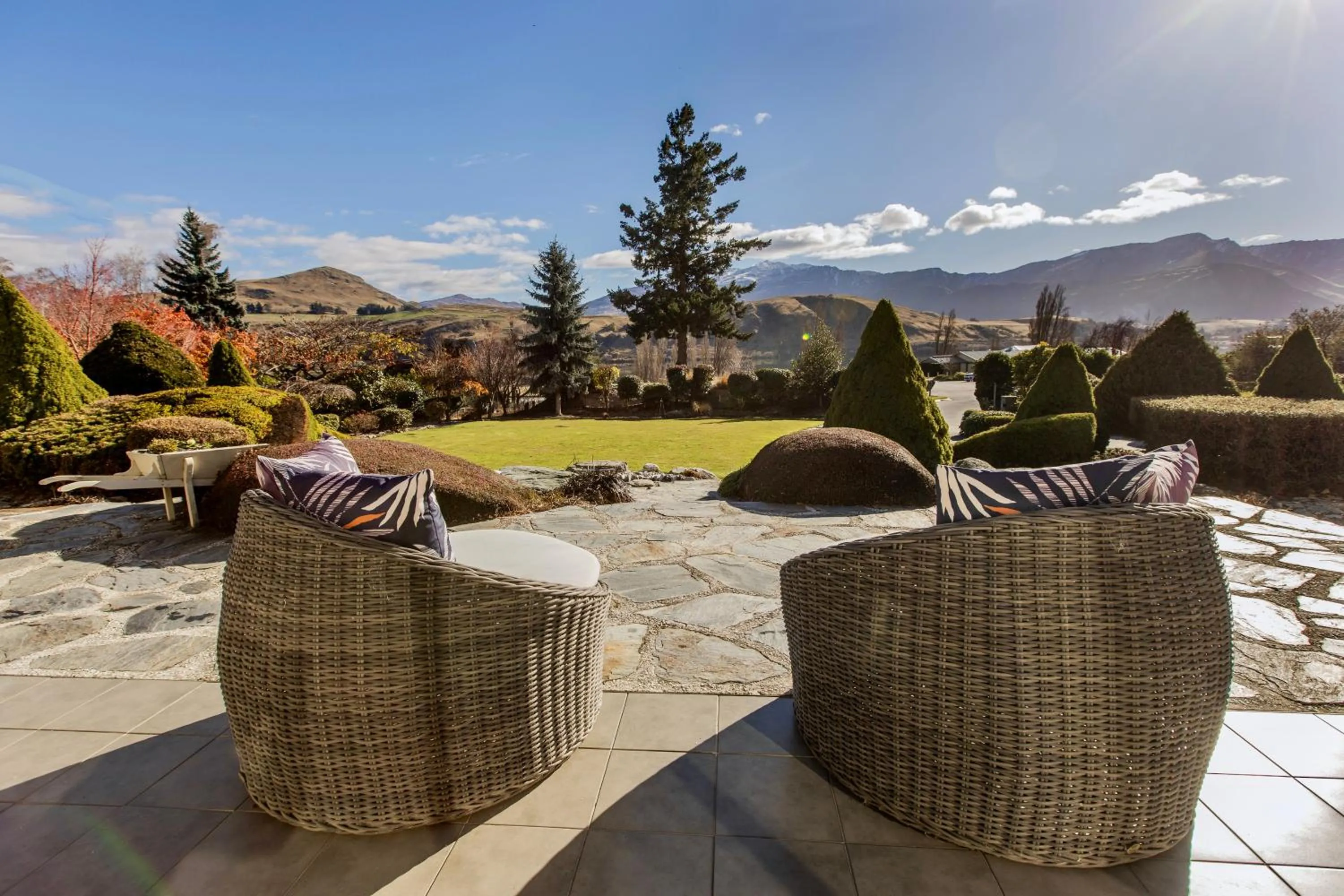 Patio in The Shan's Lodge