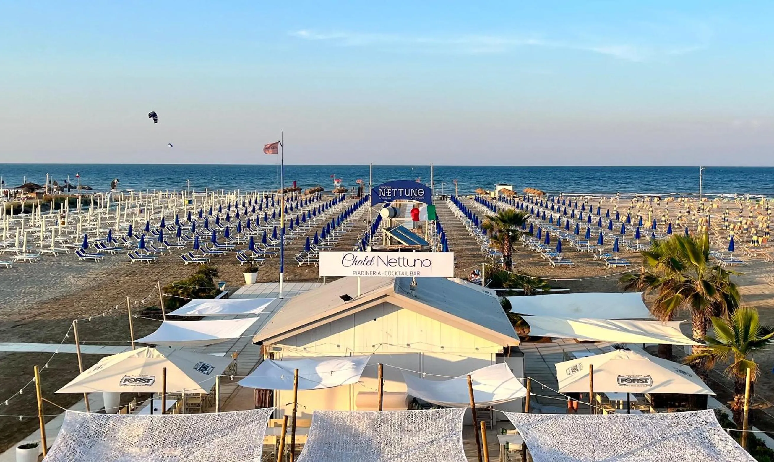 Beach in Hotel Columbia Frontemare