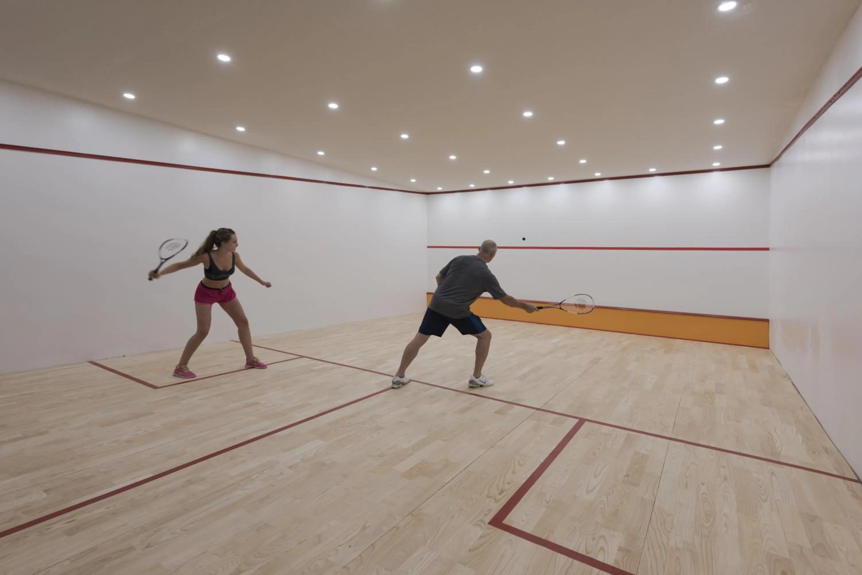 Tennis court in Asia Beach Resort & Spa Hotel