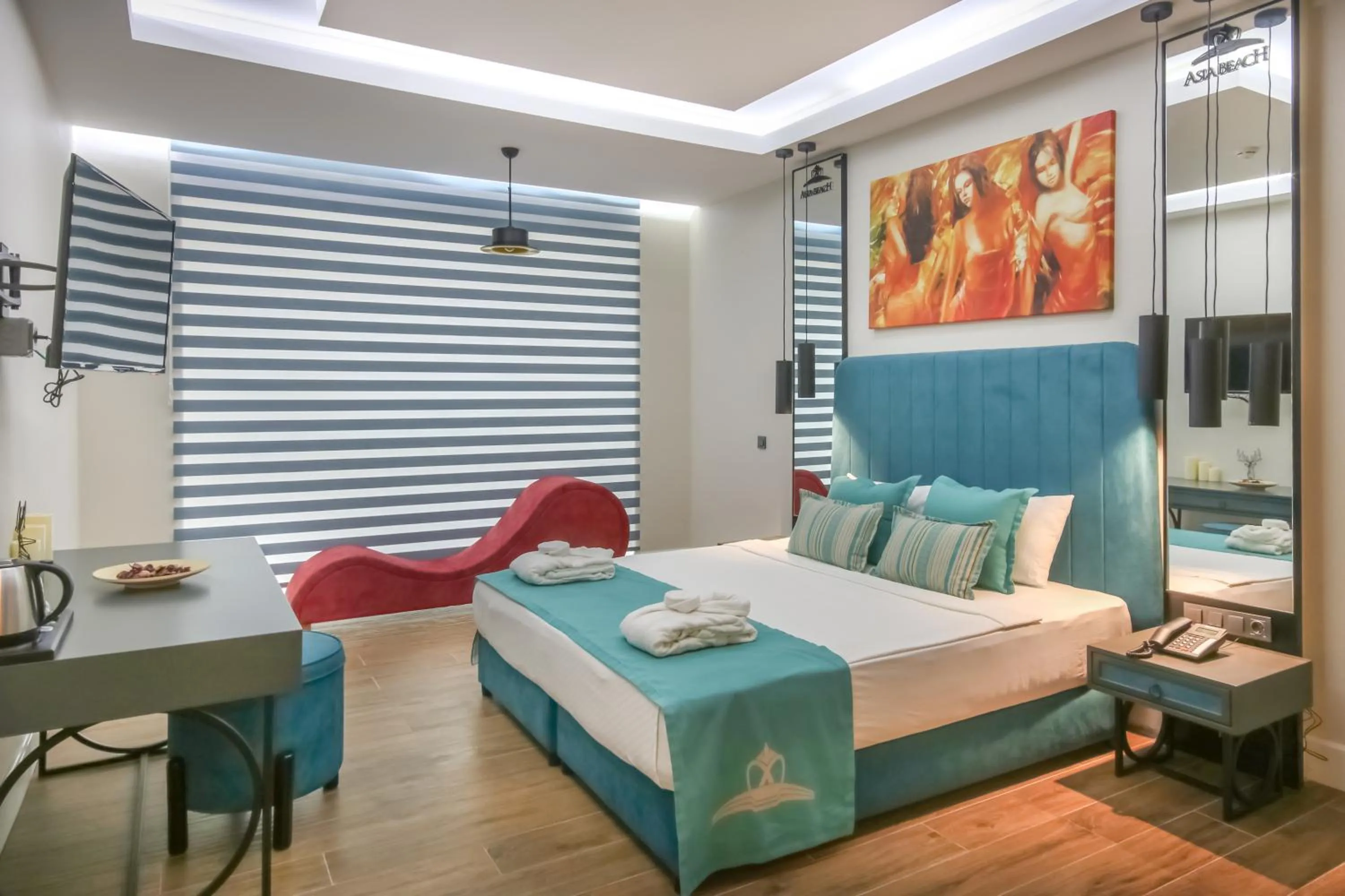 Bed in Asia Beach Resort & Spa Hotel