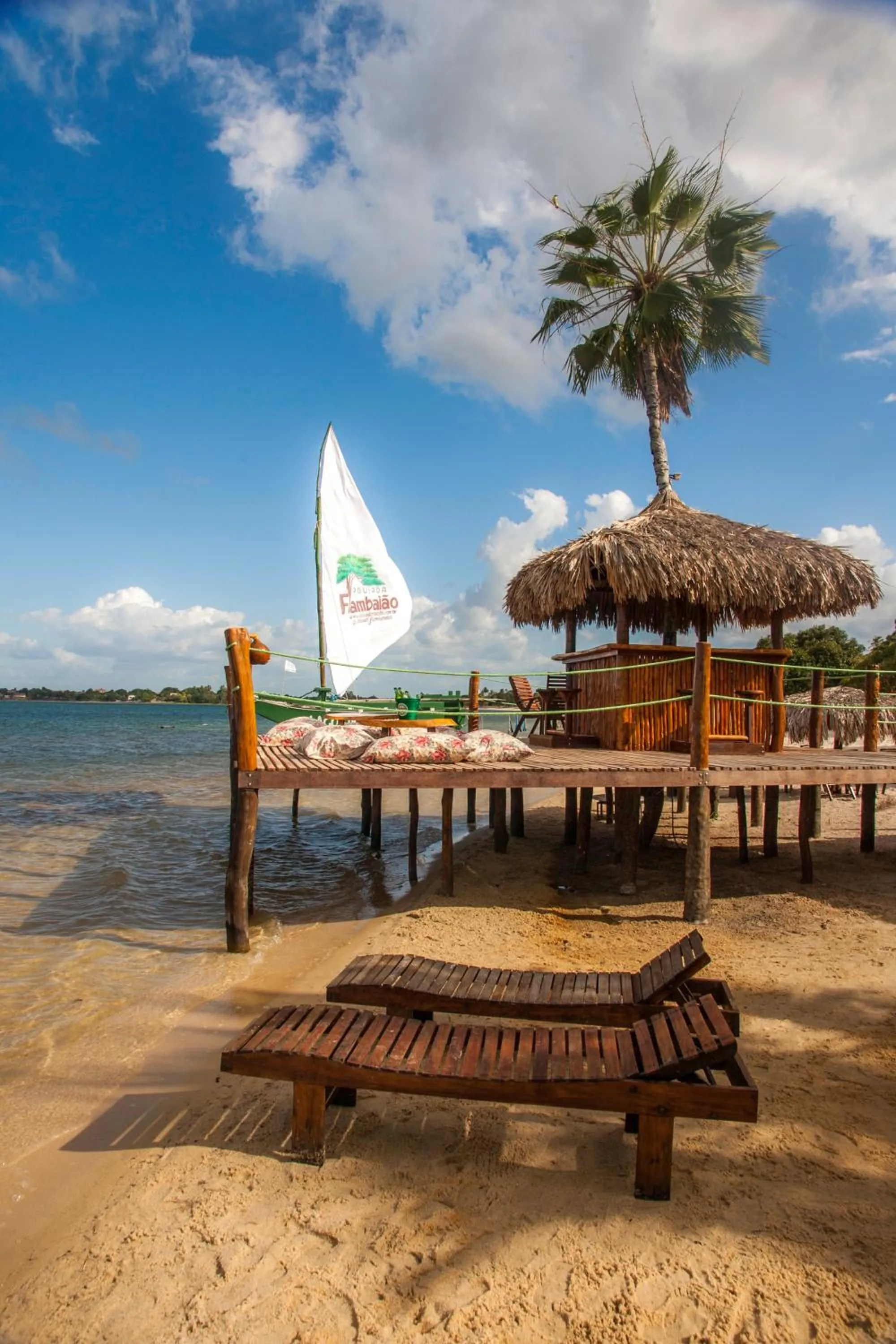 Lake view in Pousada Flambaião