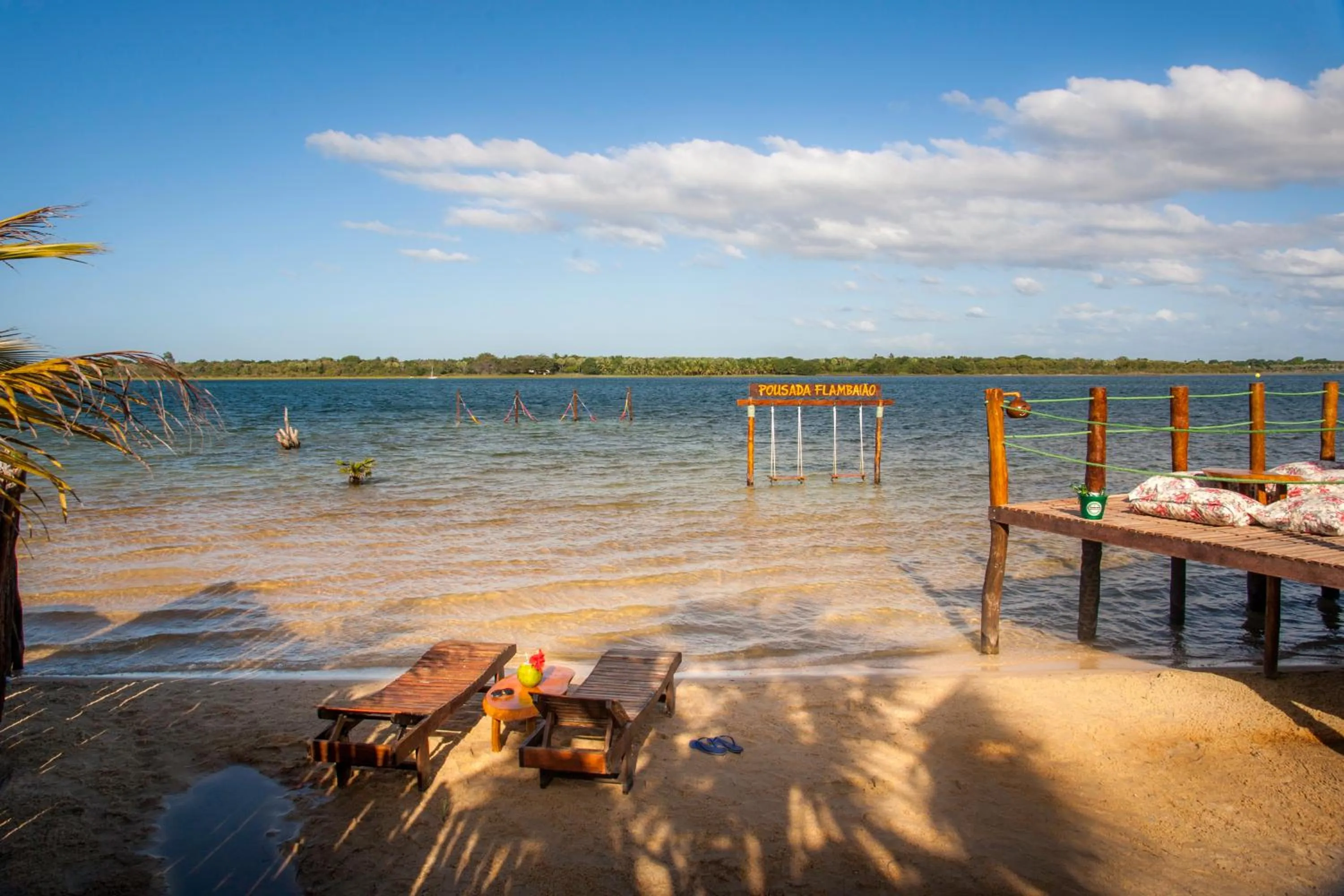 Beach in Pousada Flambaião
