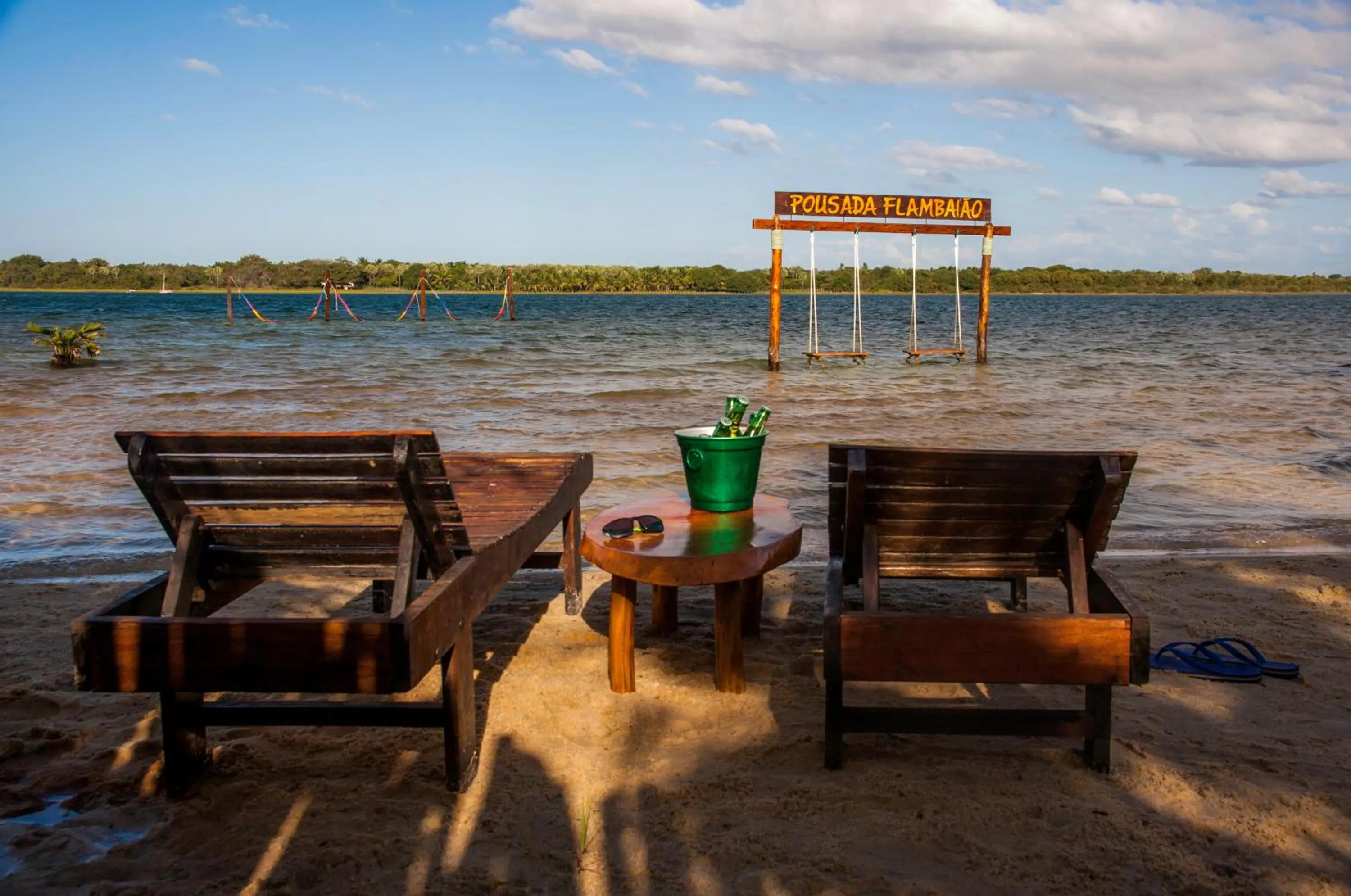 Beach in Pousada Flambaião