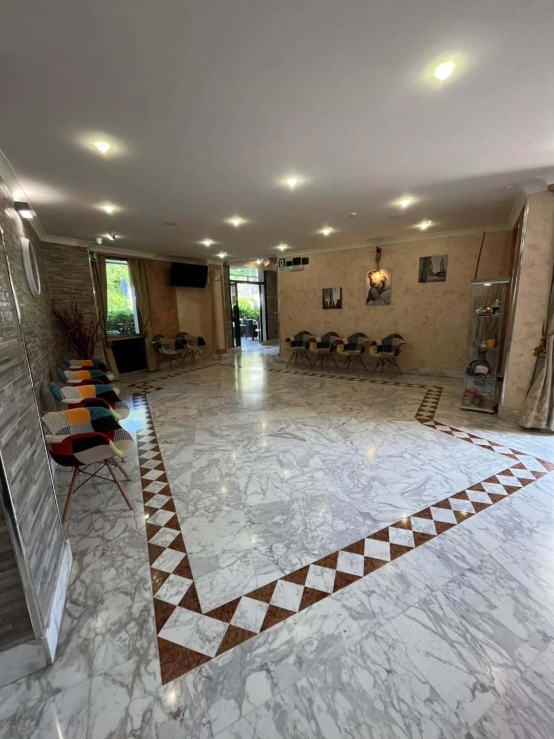 Lobby or reception in Hotel Elvira Fiuggi