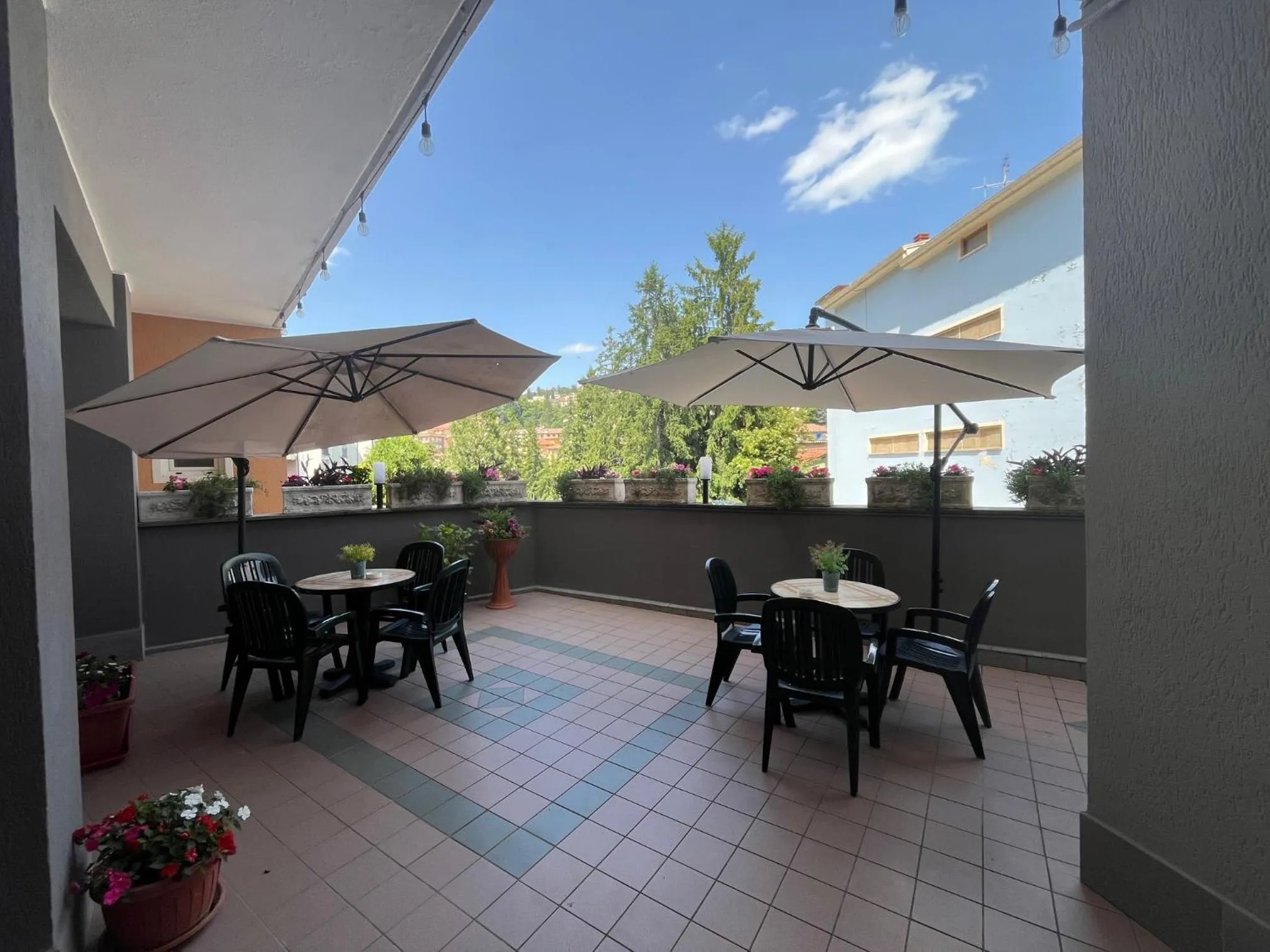 Garden in Hotel Elvira Fiuggi