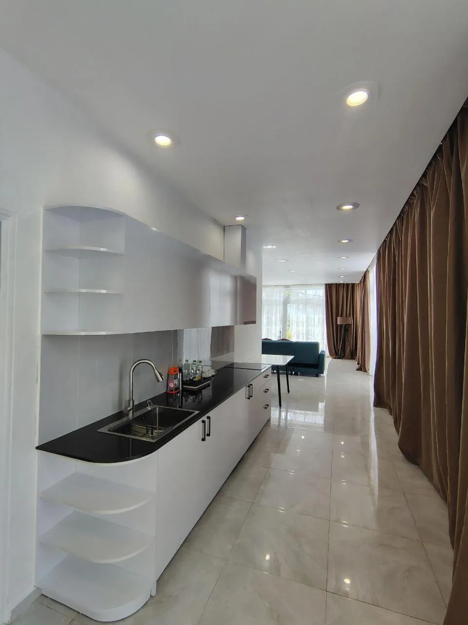 Kitchen or kitchenette in White Boutique Hotel and Residences