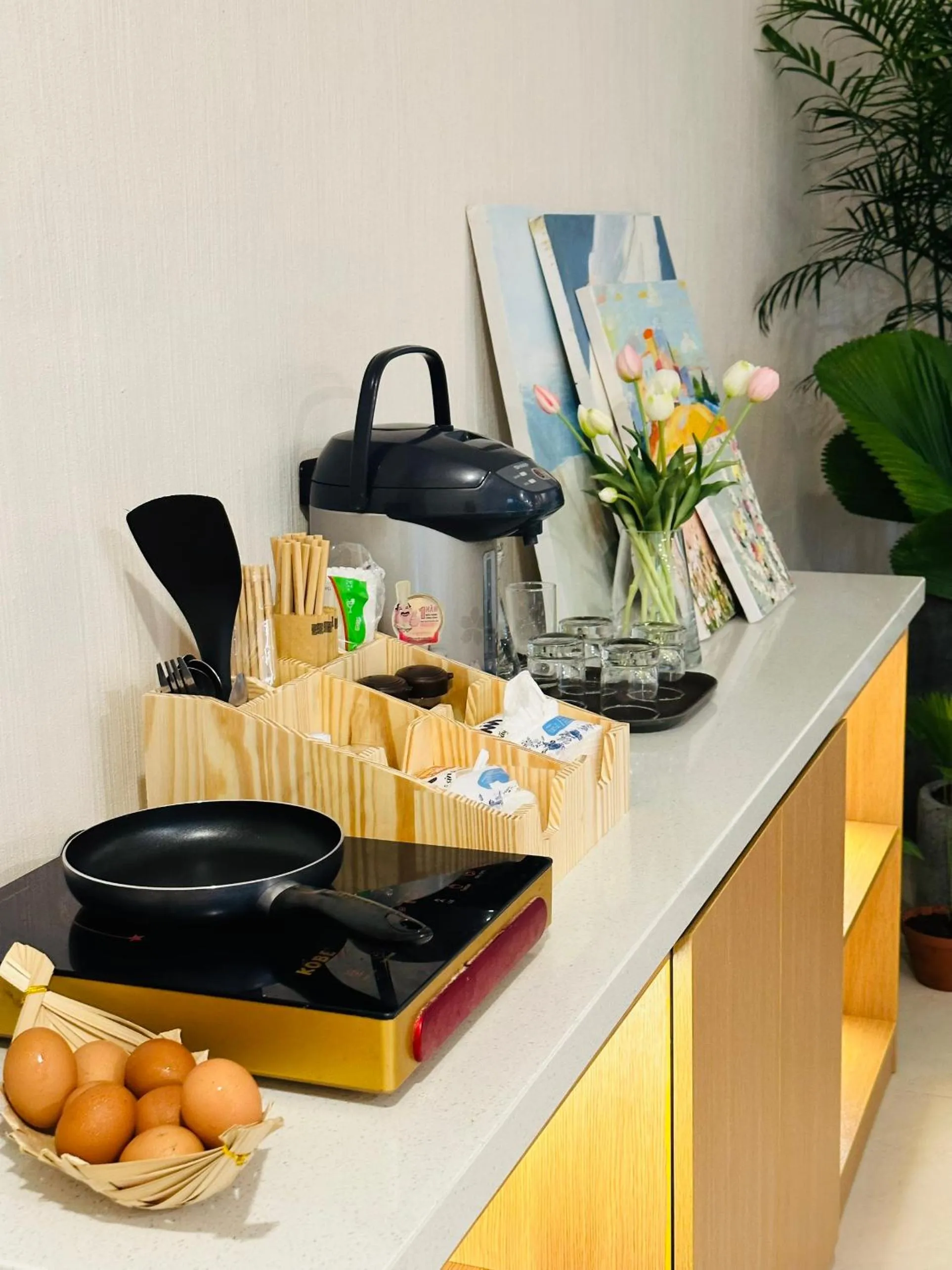 Kitchen or kitchenette in Phuong Nam Hotel An Giang