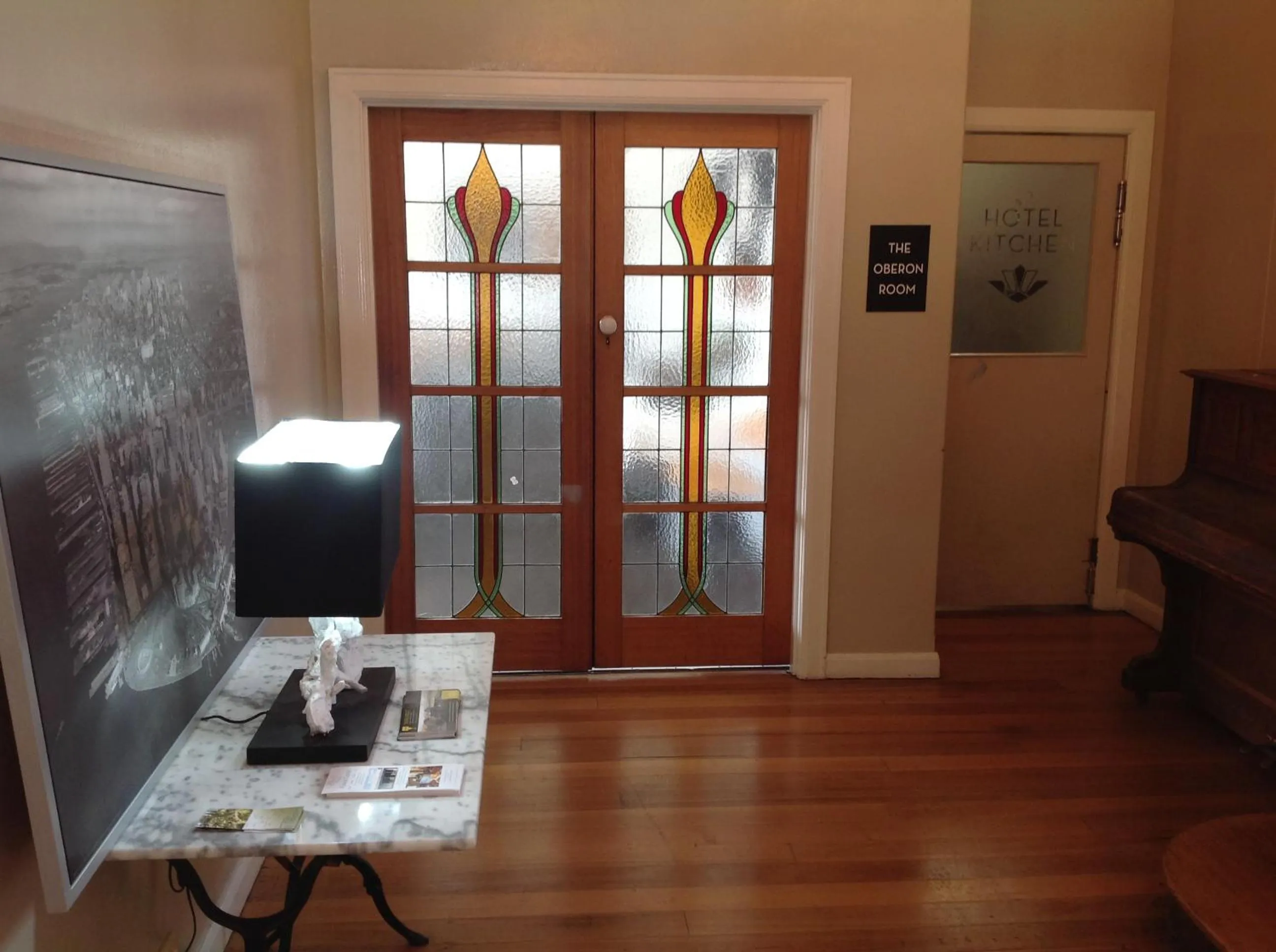 Lobby or reception in Fish Creek Hotel