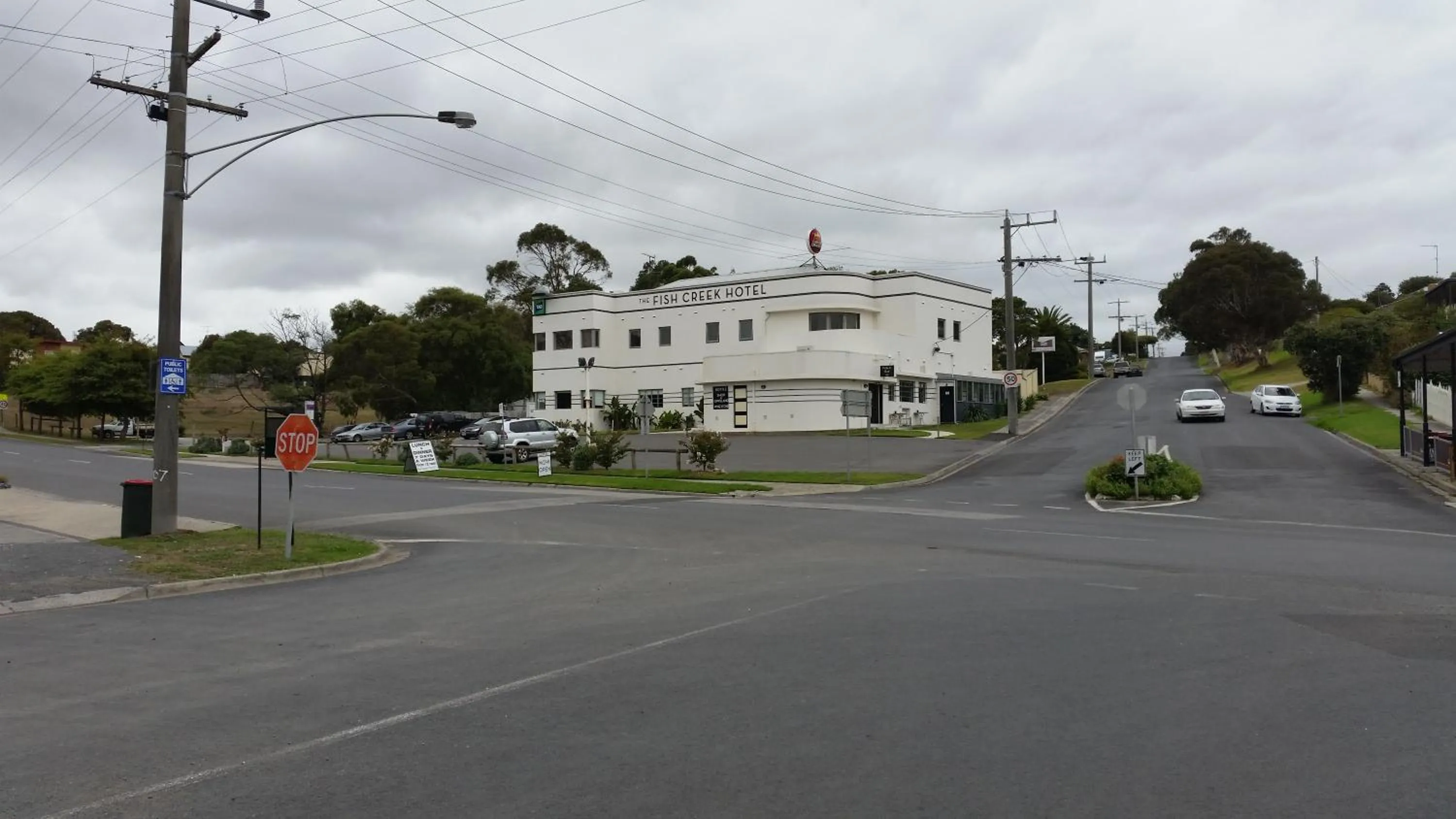 Street view in Fish Creek Hotel