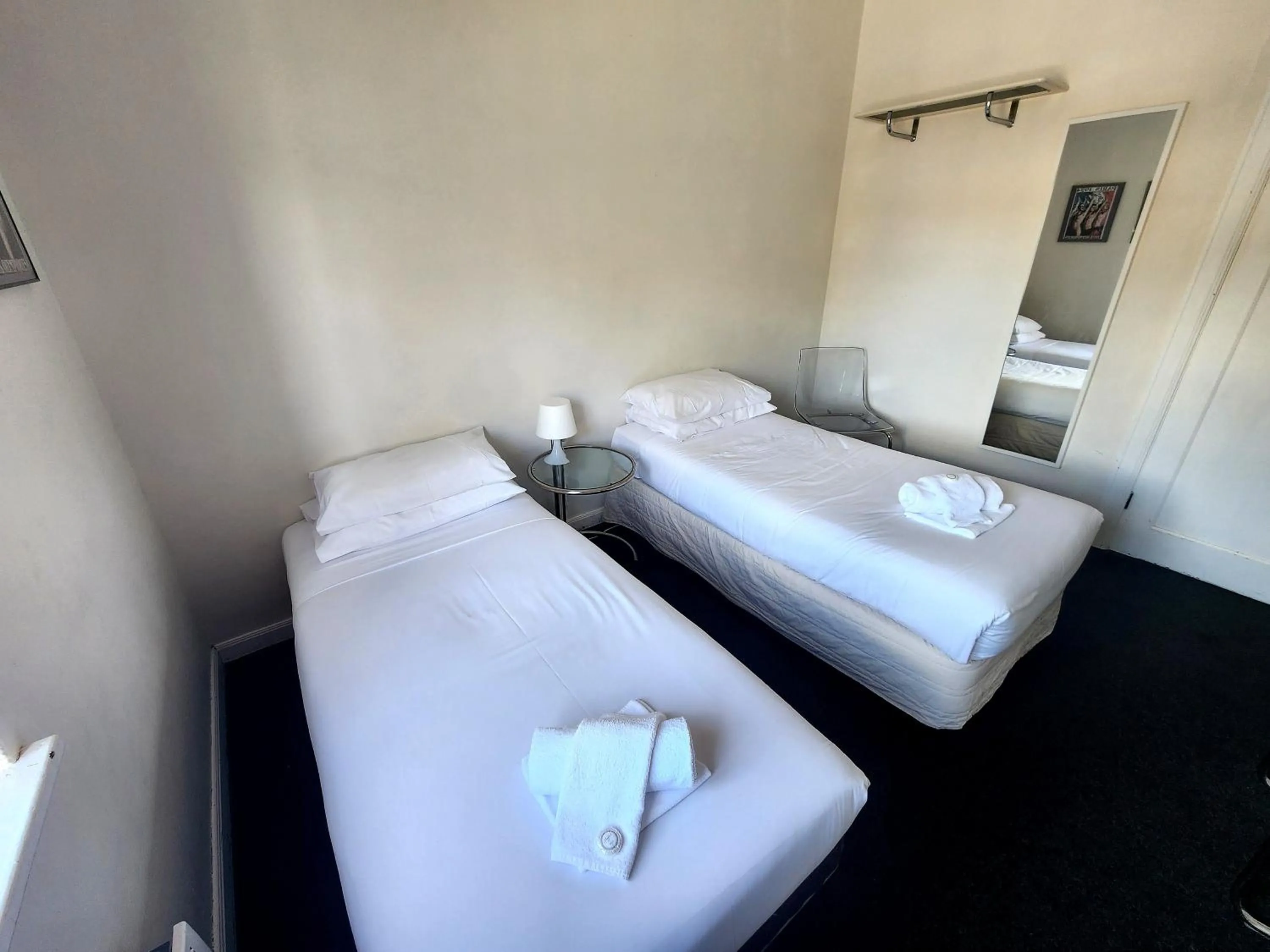 Photo of the whole room, Bed in Fish Creek Hotel