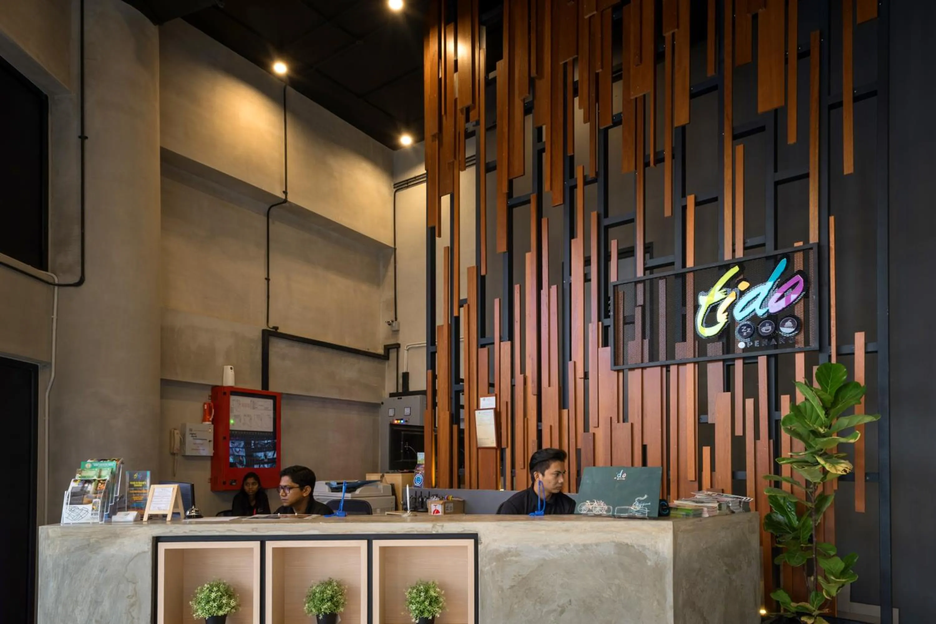 Lobby or reception in Tido Hostel Penang