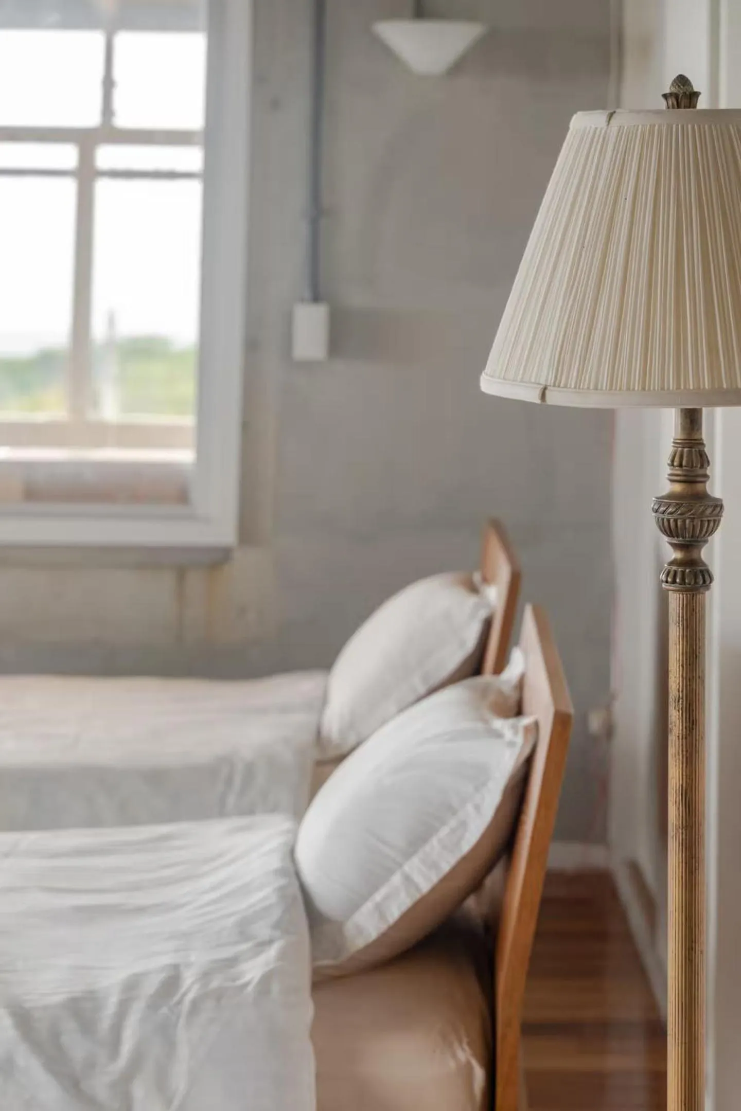 Bed in PANORAMA Ocean View Cottage