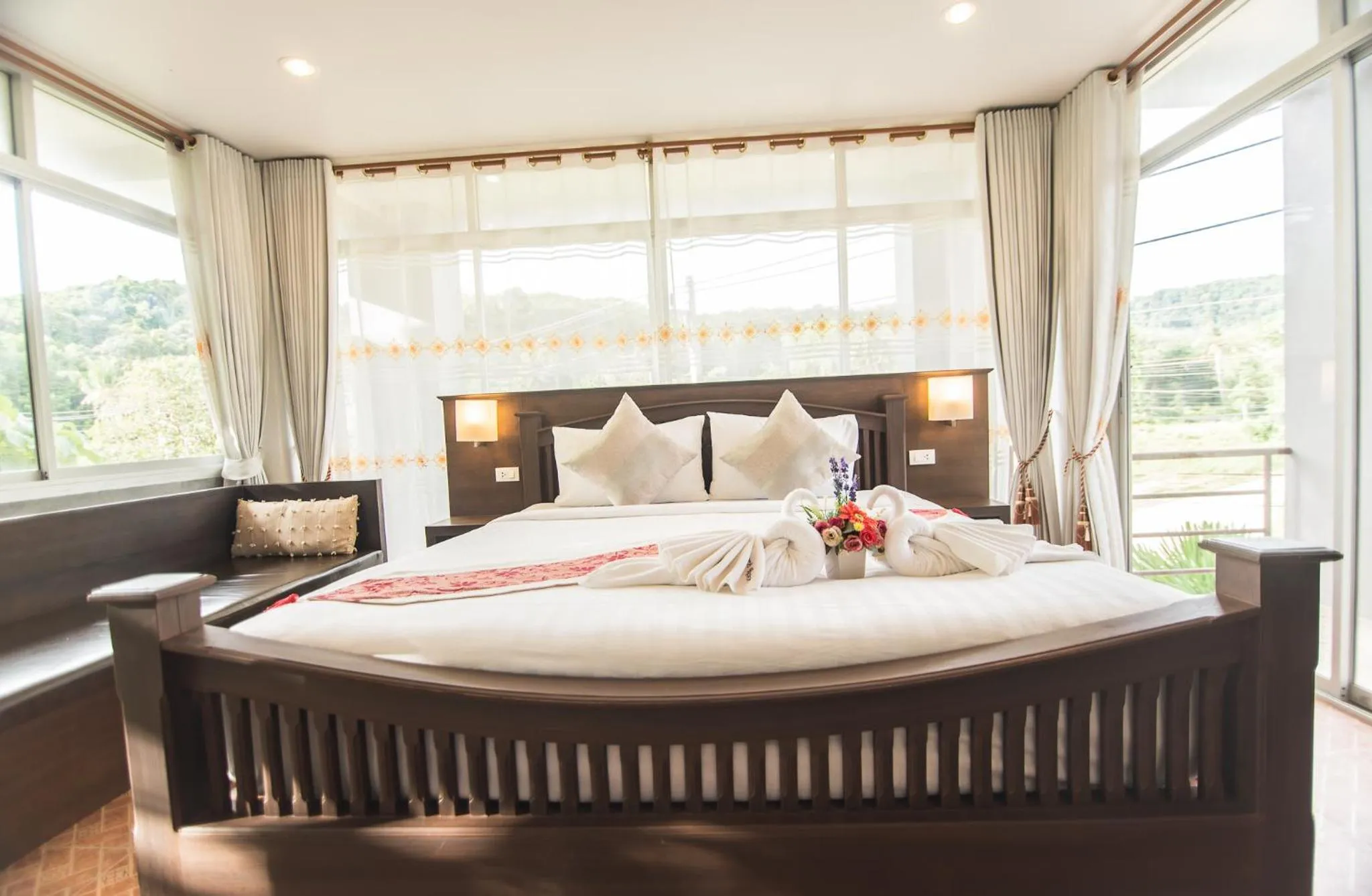 Bed in Lanta Nice Beach House