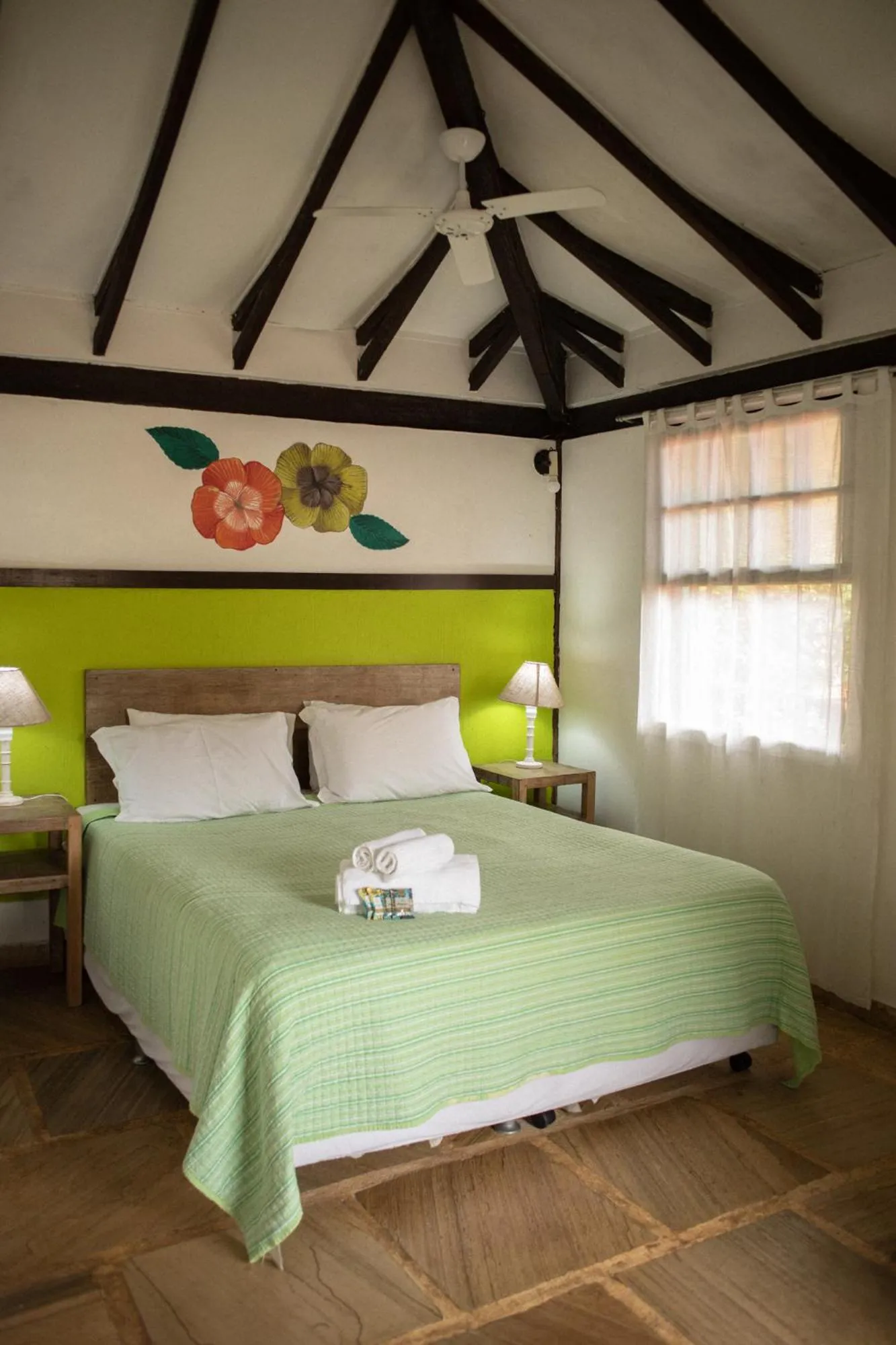 Bed in Hibiscus Beach