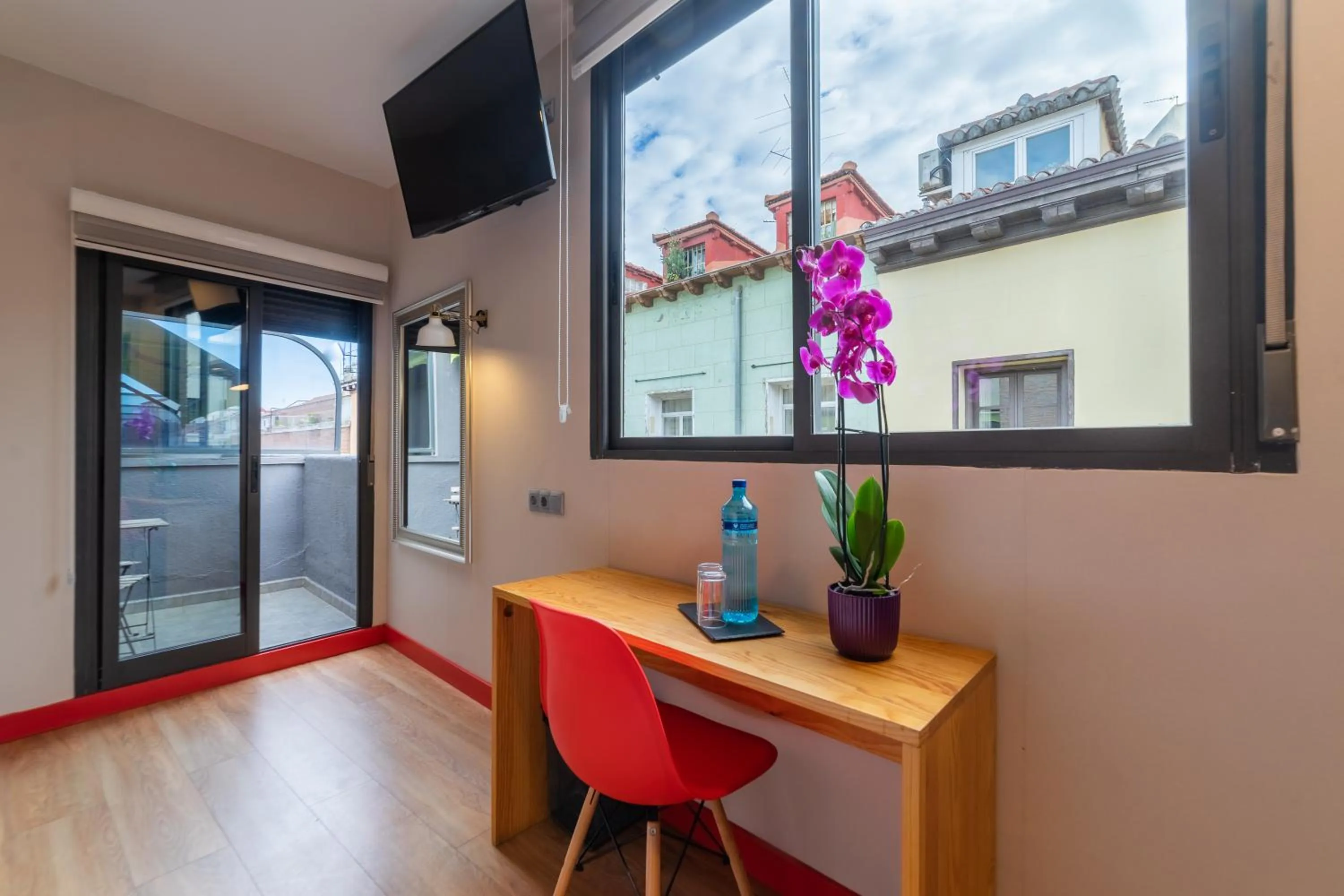 Decorative detail in Ok Hostel Madrid