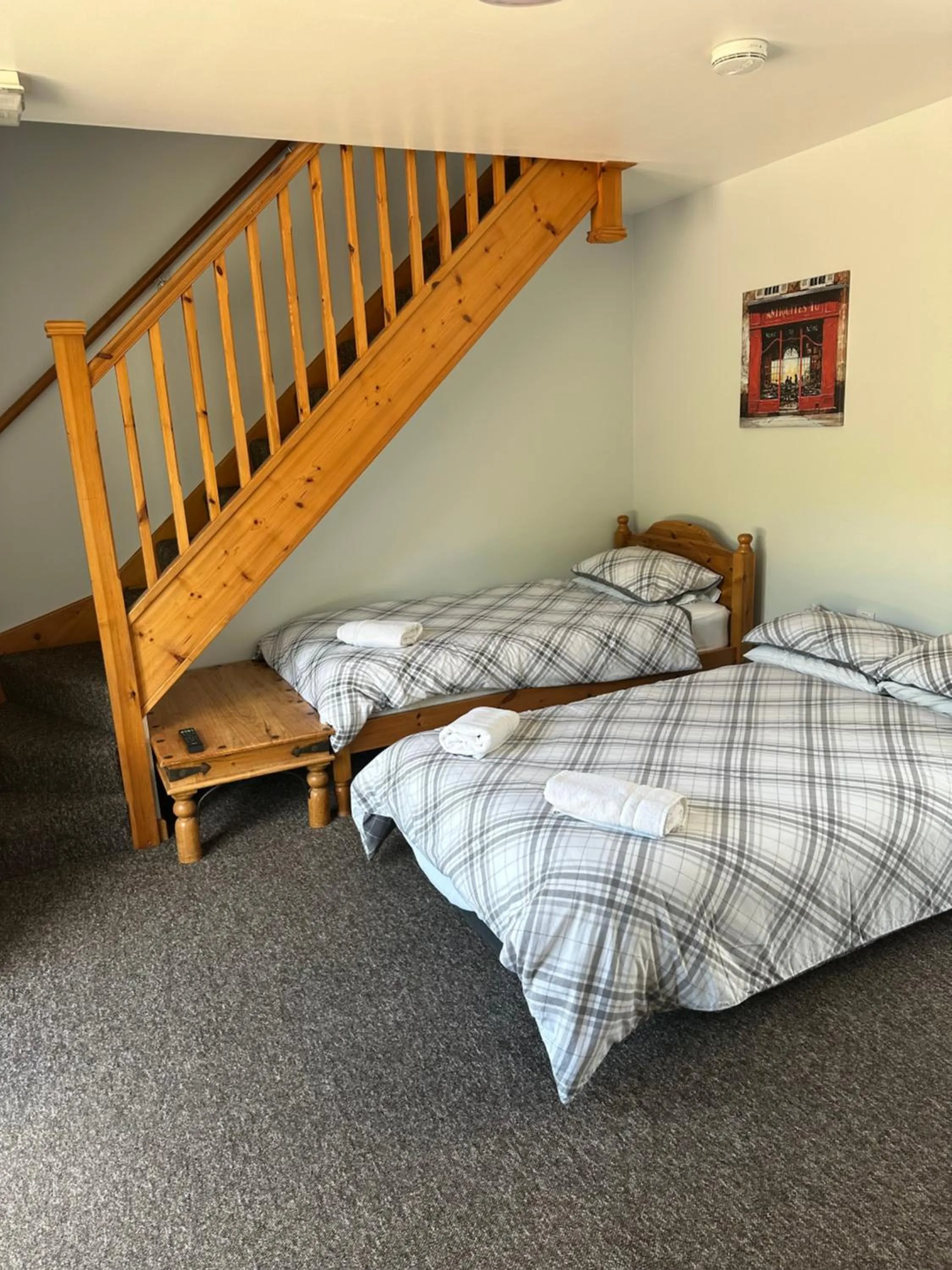 Bed in Forest Edge Motel