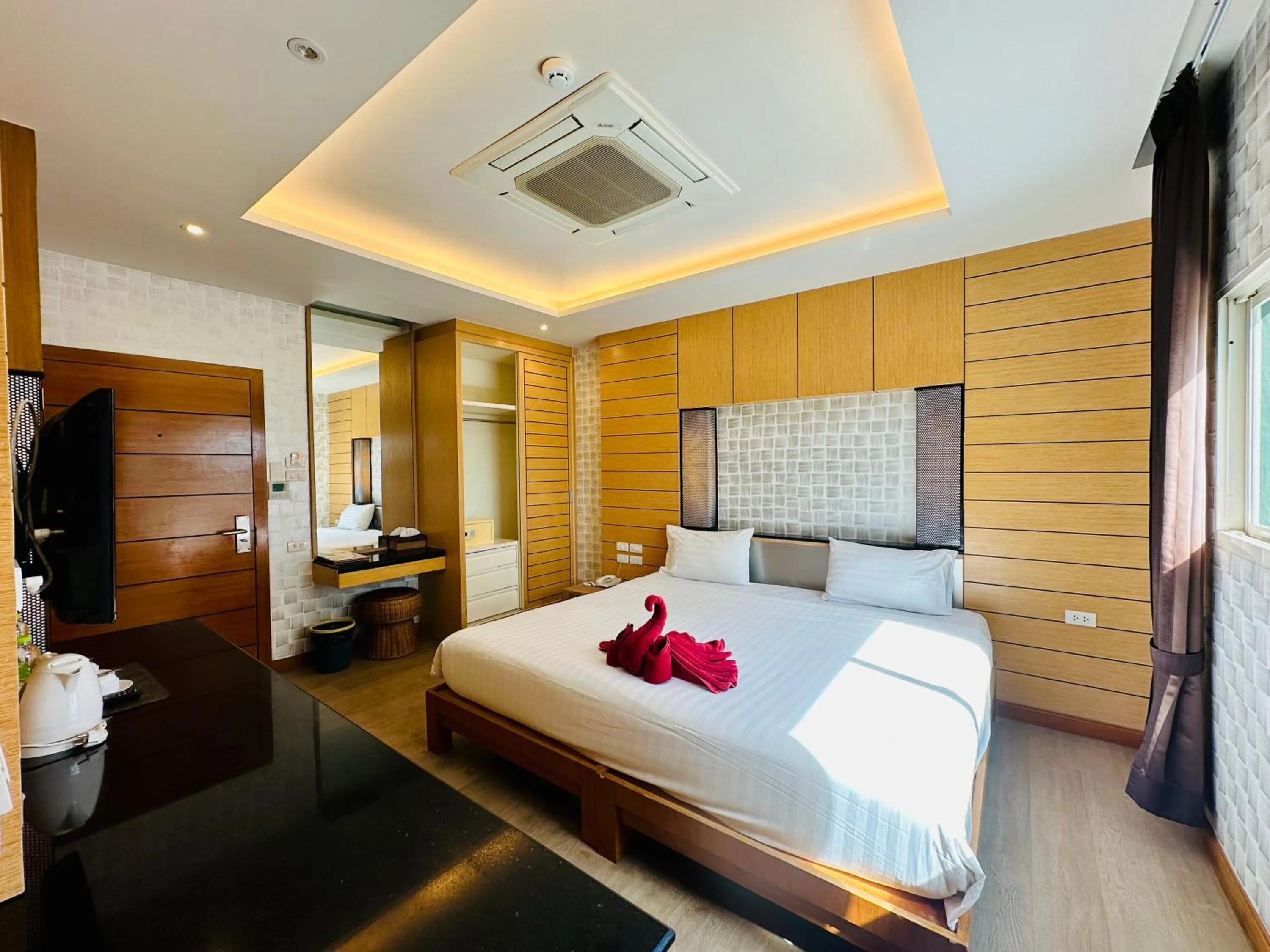 Bed in Anda Beachside Hotel