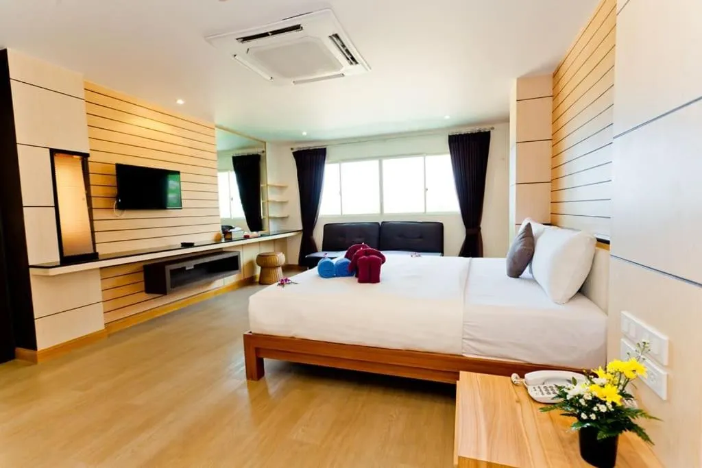 Bed in Anda Beachside Hotel