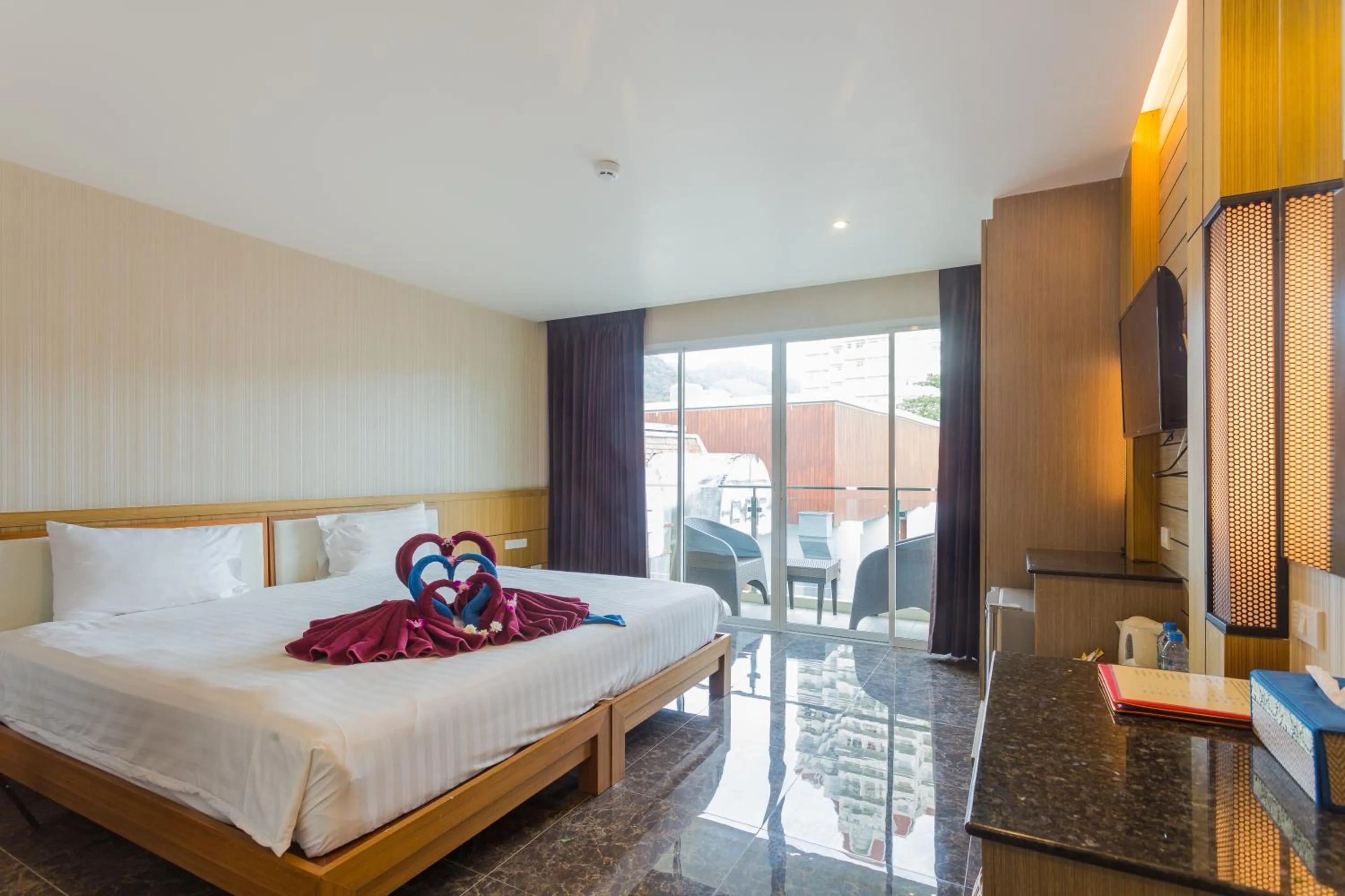 City view, Bed in Anda Beachside Hotel